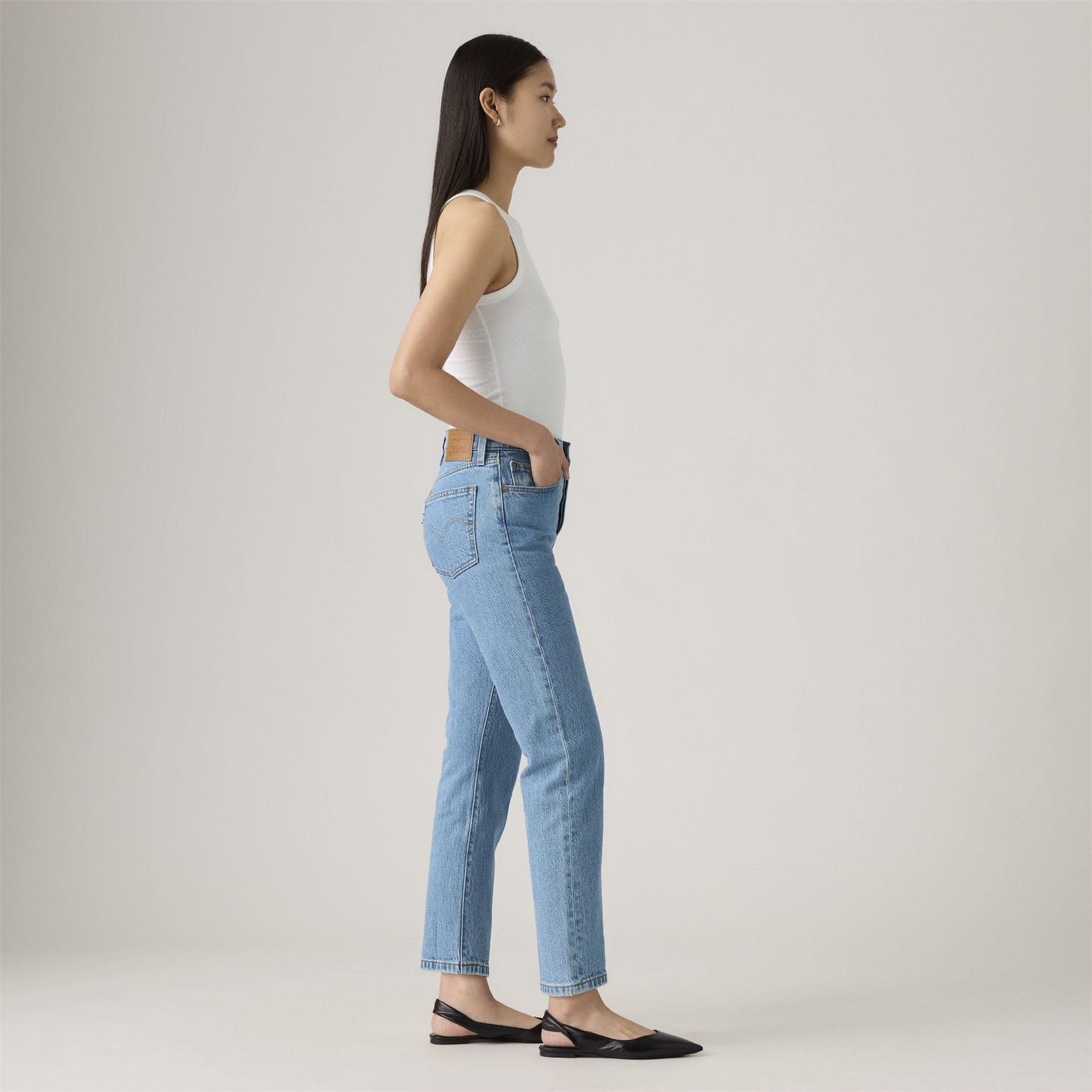 Levis 501 Crop Long Live The Queen