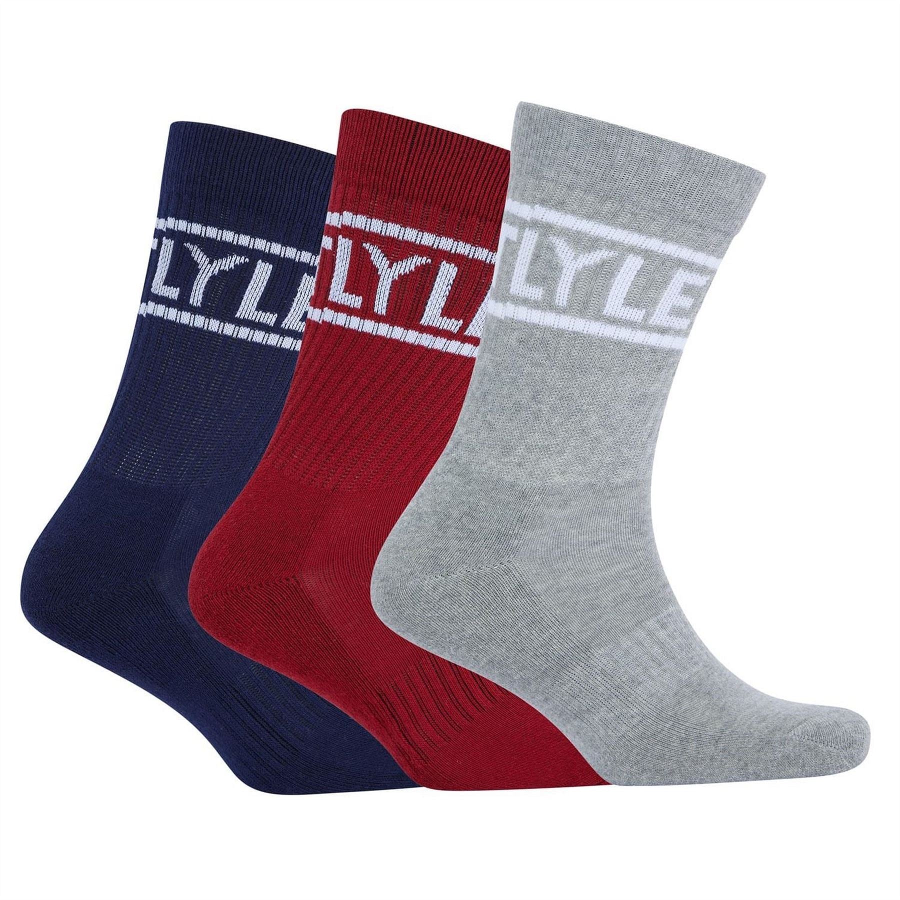 Lyle and Scott Pack Of Logo Sport Socks