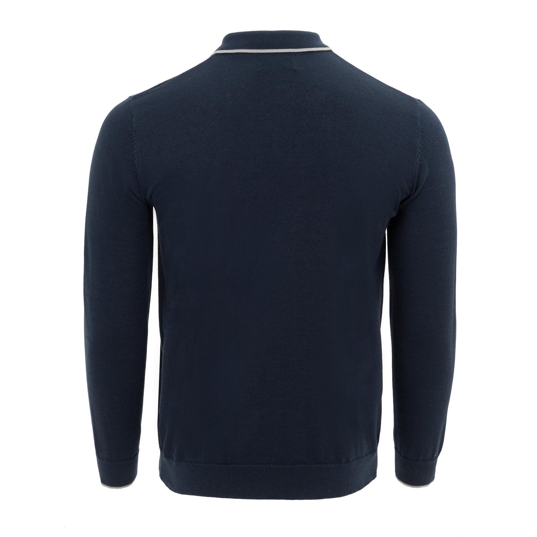 Firetrap Mens Long Sleeve Polo Jumper