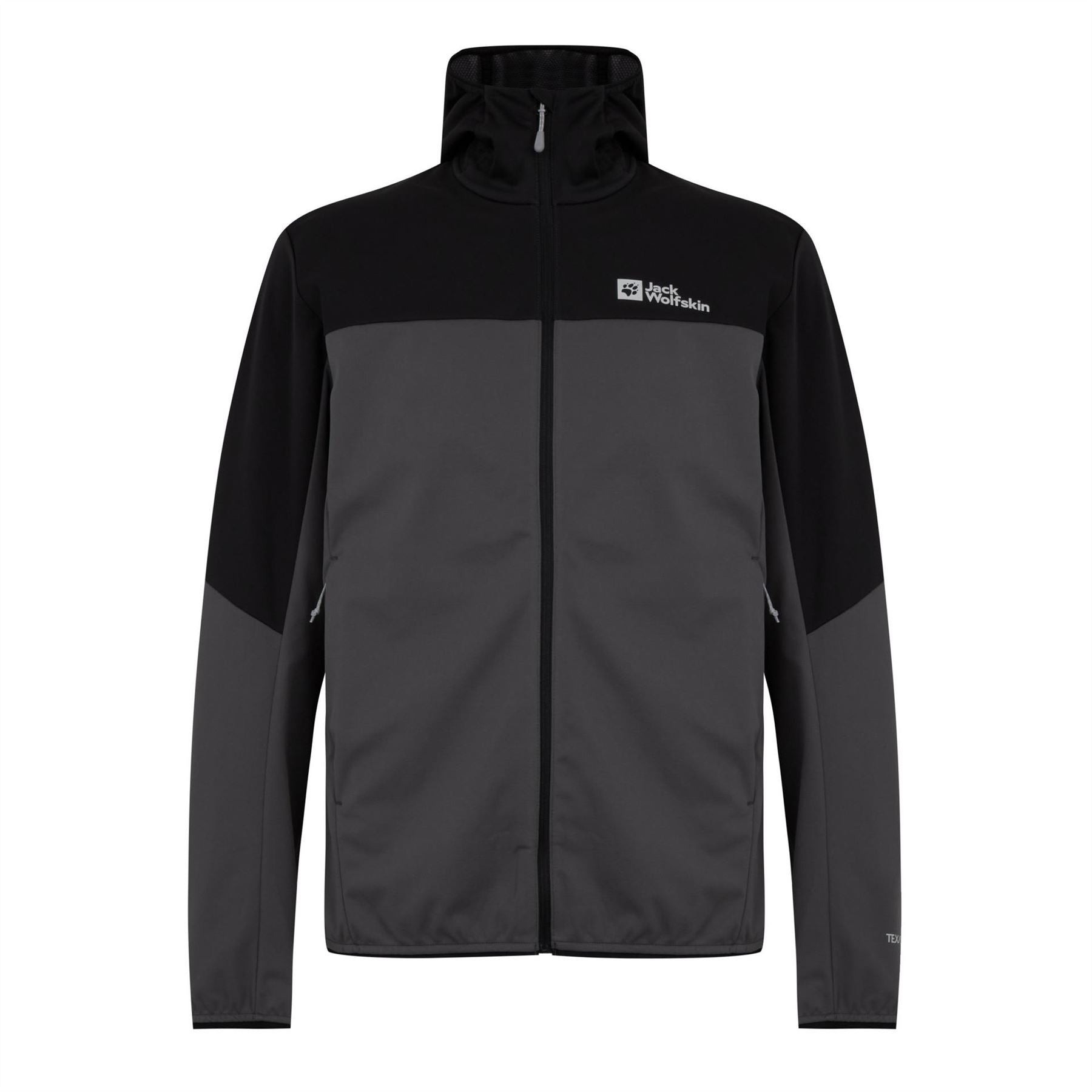 Jack Wolfskin Feldberg Water Resistant Windproof Hooded Long Sleeve Softshell Jacket