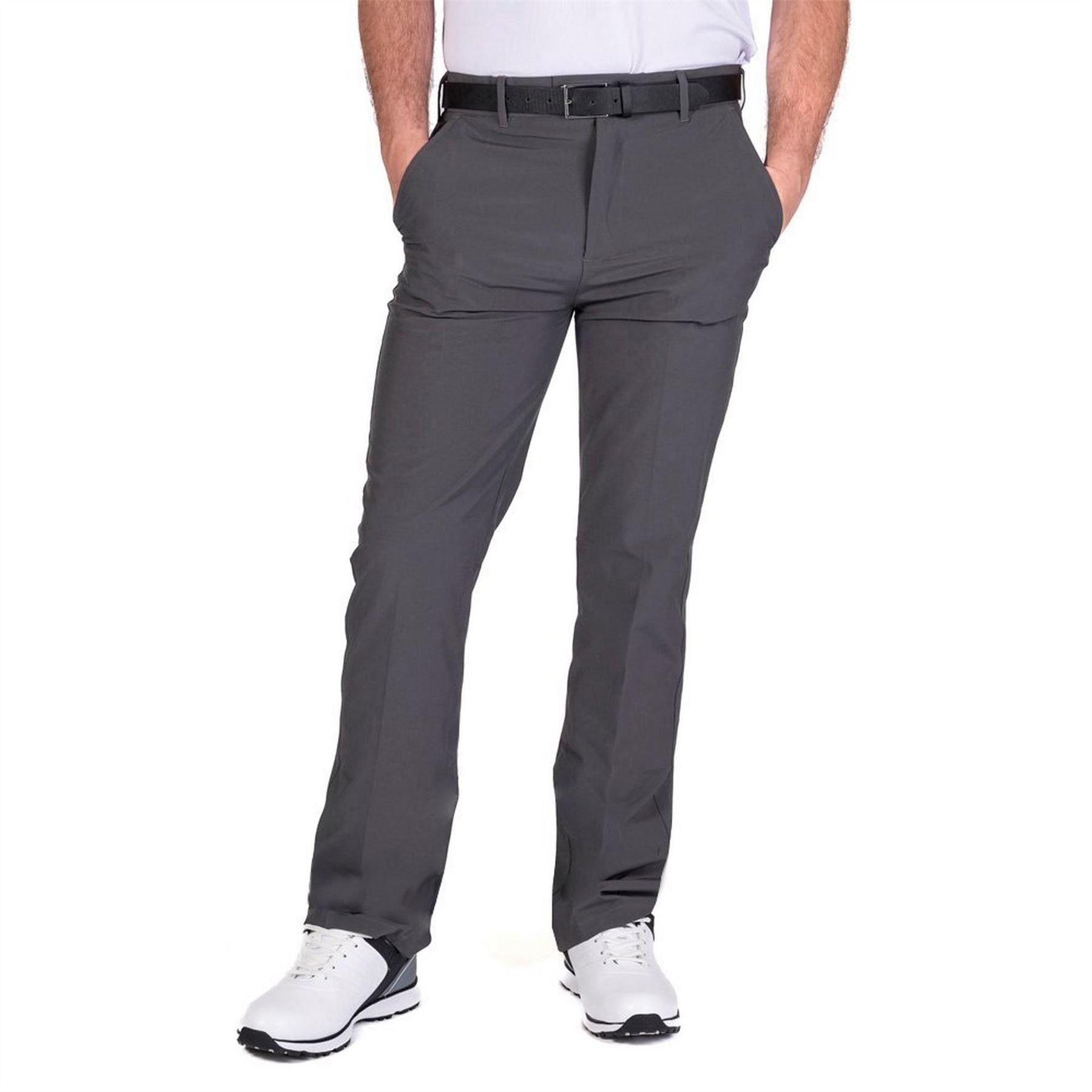 Island Green Mens Golf Stretch Tapered Trousers