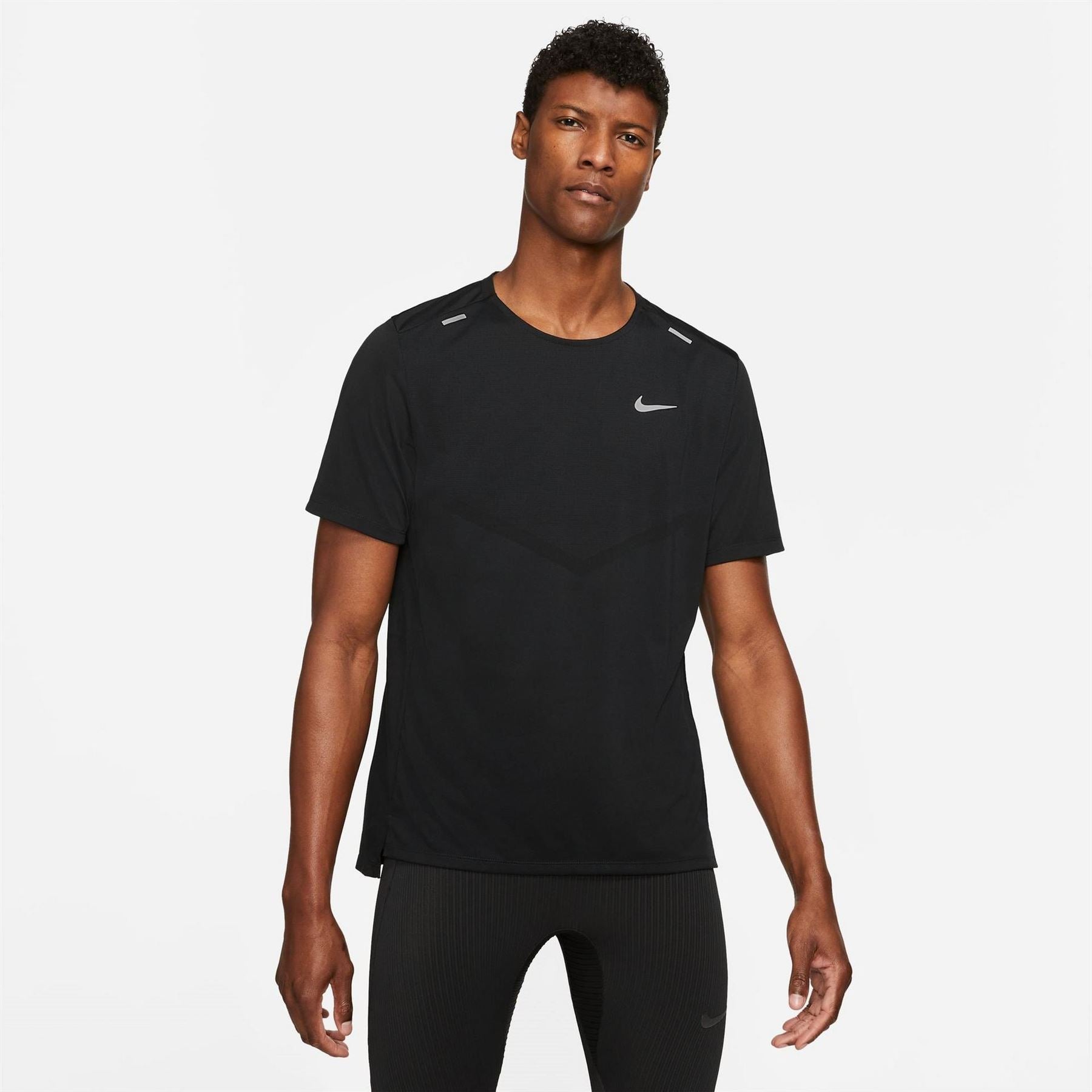 Nike Mens Dri Fit Rise 365 Short Sleeve Running Top