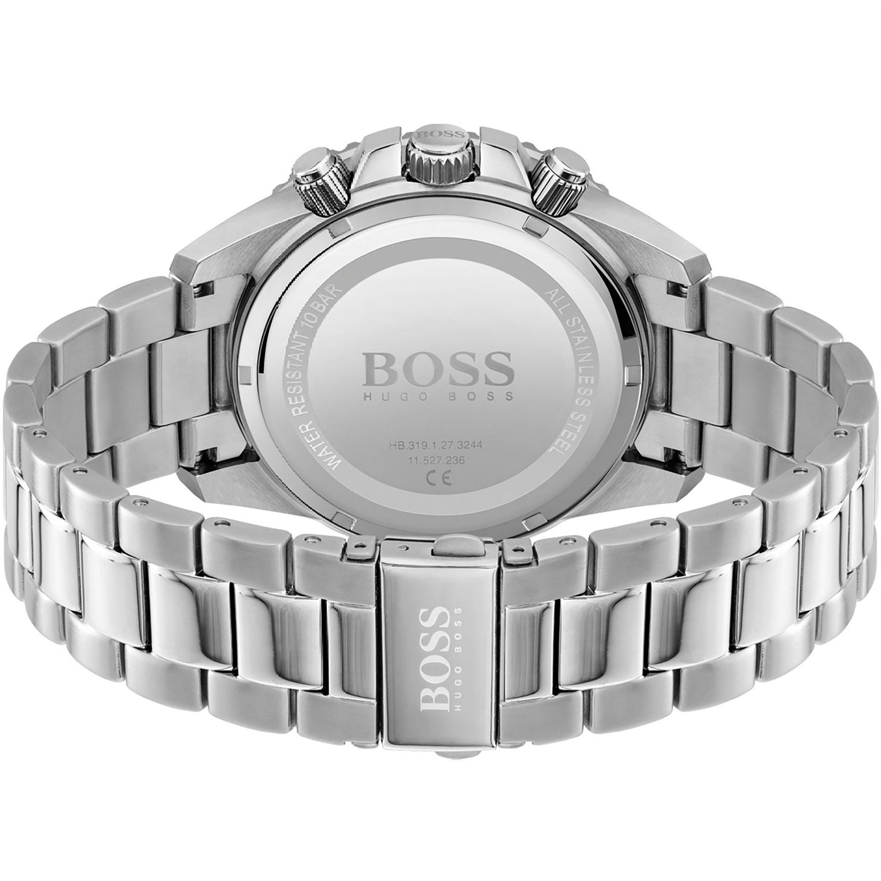 Boss Admiral Stainless Steel Mesh Strap Watch