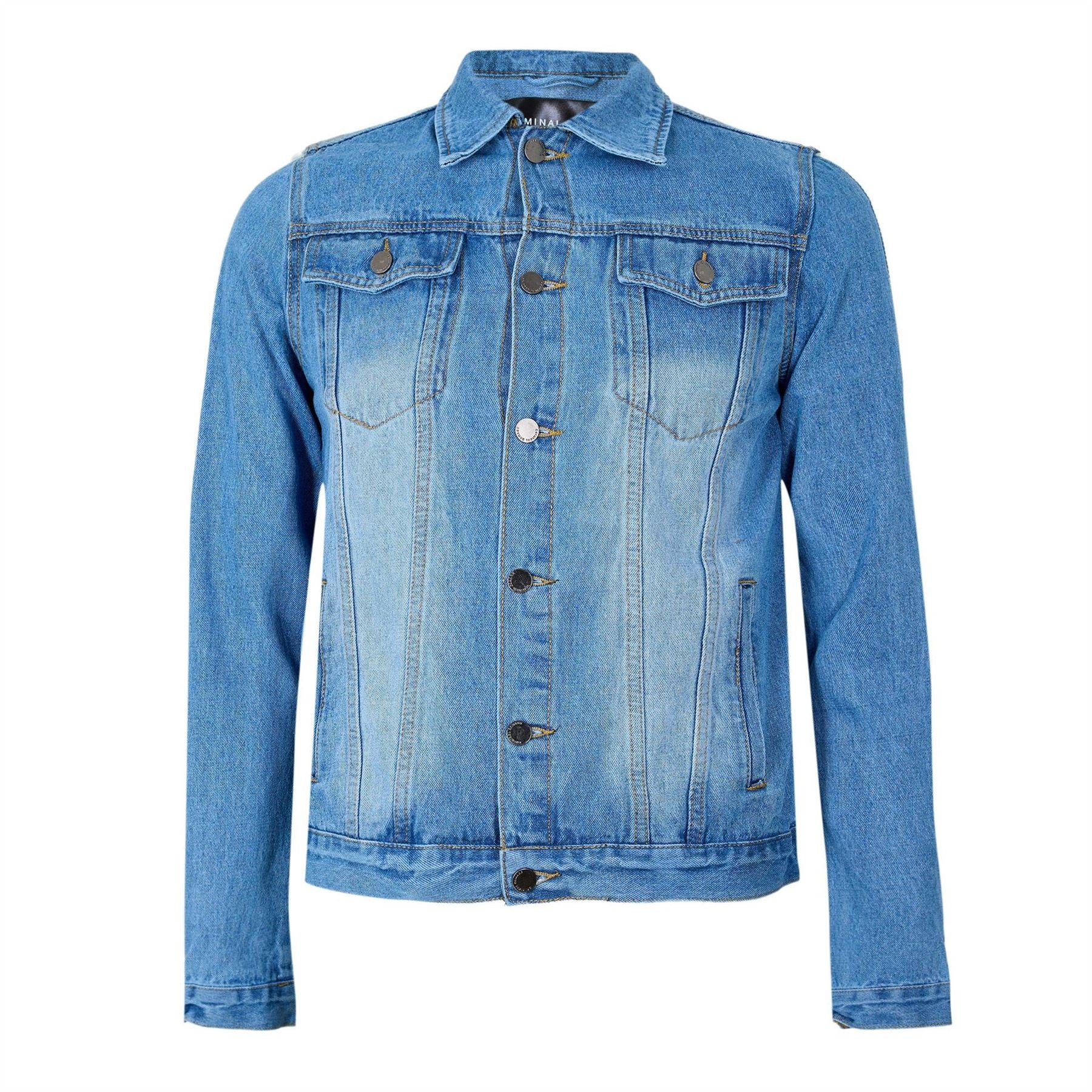 Criminal Damage Mens Tape Denim Jacket