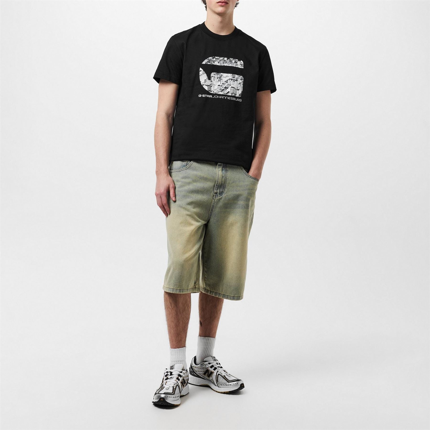 G Star Joburg Lettering Regular Fit T-Shirt