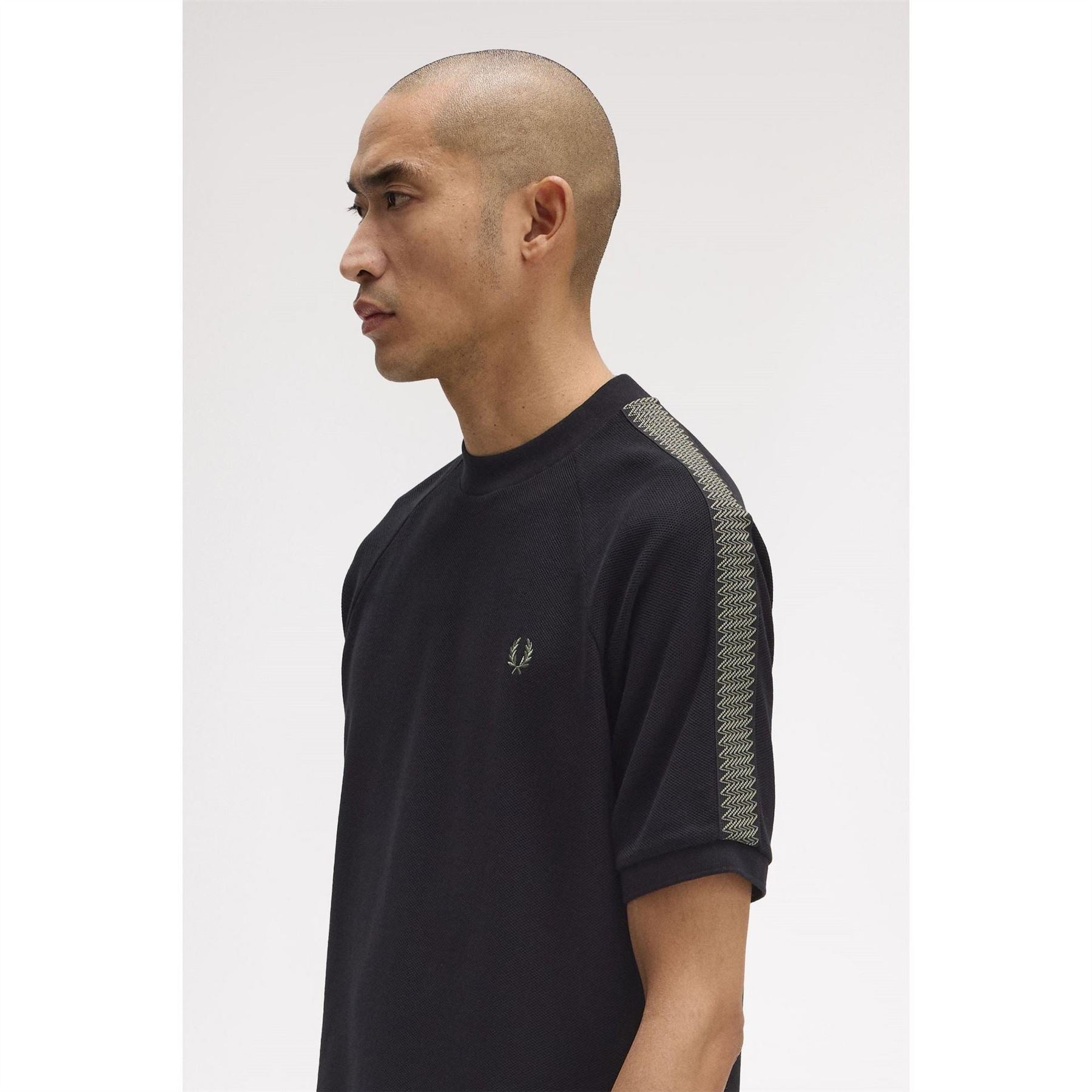 Fred Perry Side Tape Regular Fit T-Shirt
