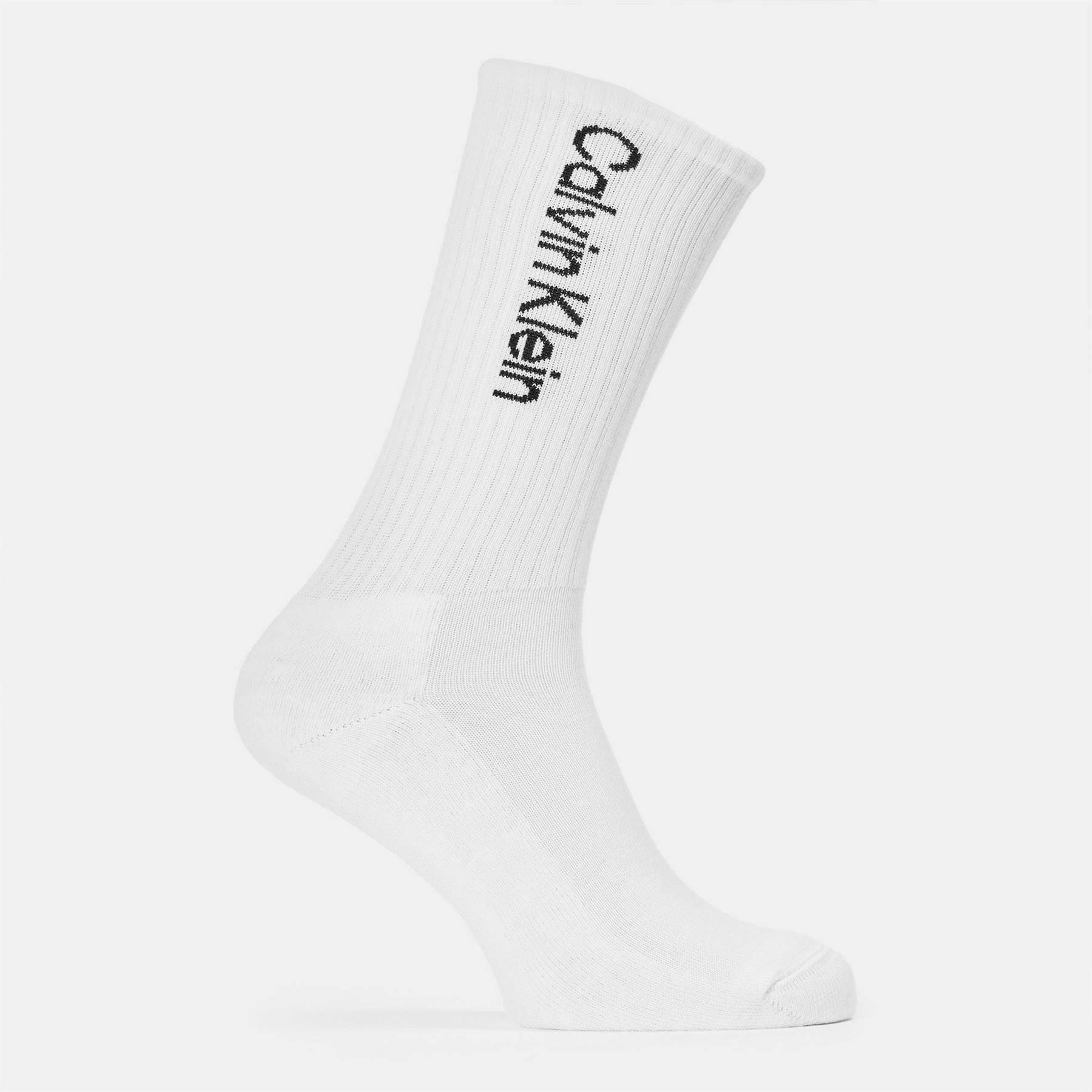 Calvin Klein 3 Pack Lettering Crew Socks