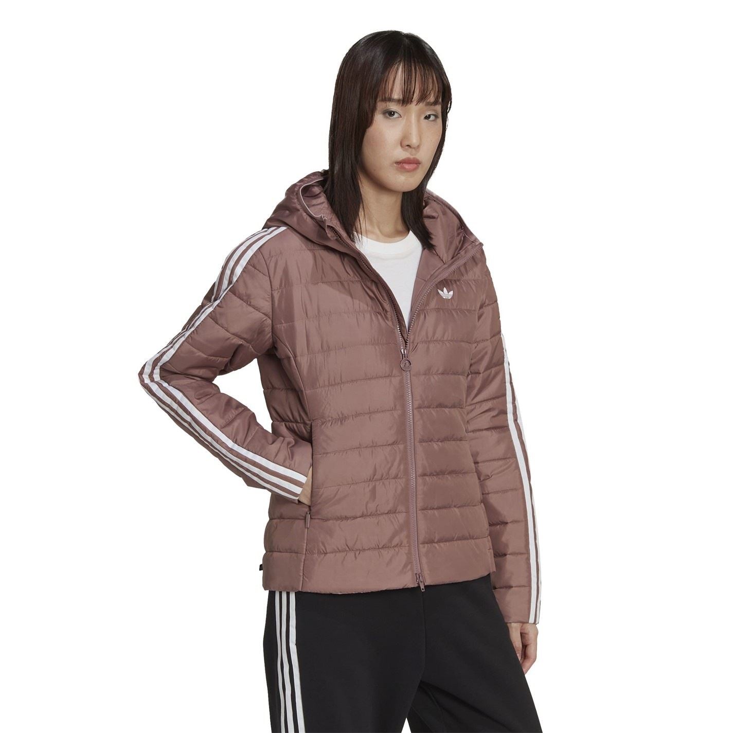 adidas Originals Hooded Slim Fit Short Jacket
