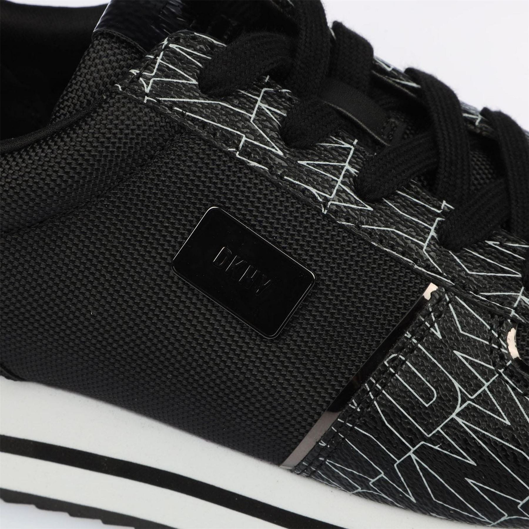 DKNY Lace Up Wedge Trainers