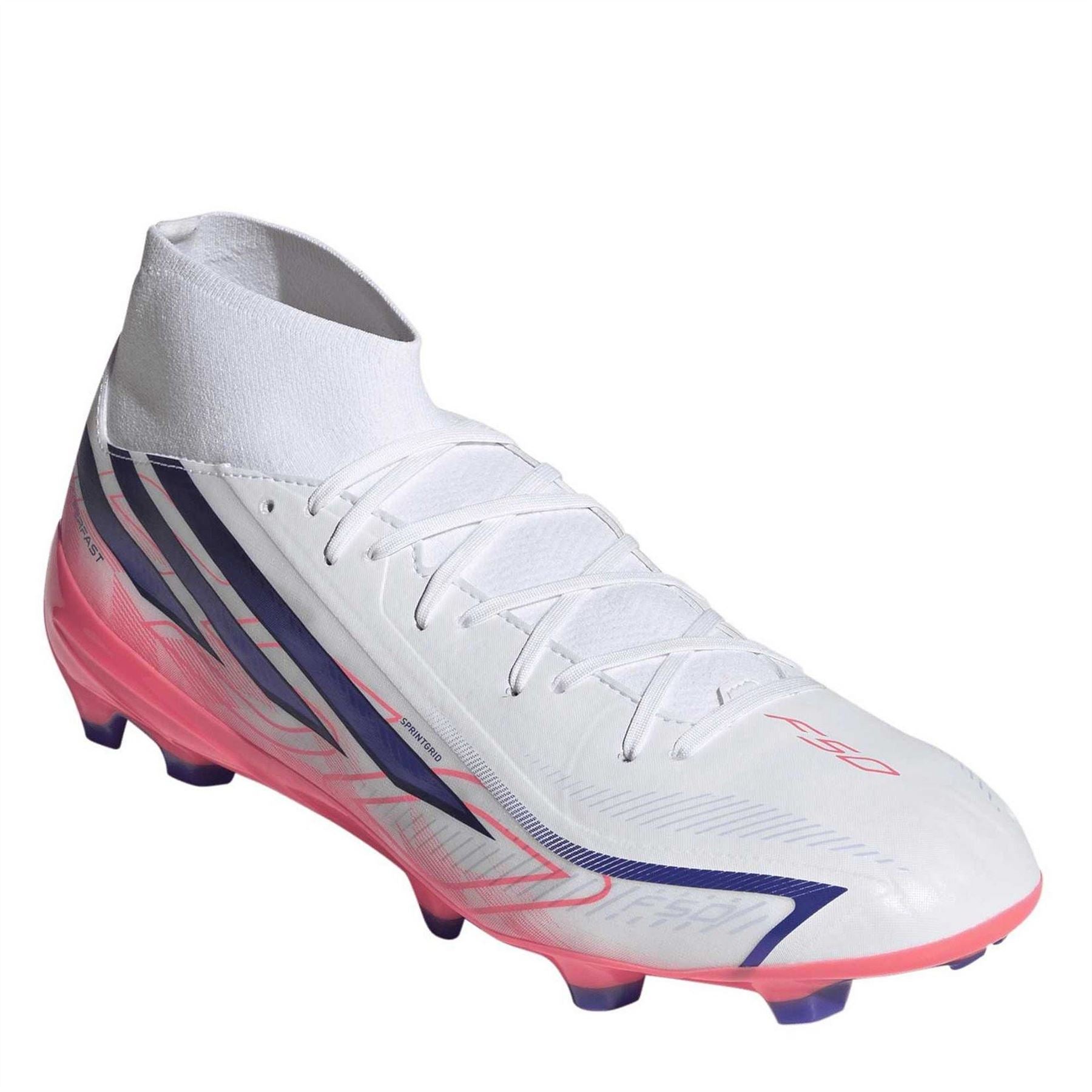 adidas Mens Hyperfast League Mid Firm Ground Football Boots