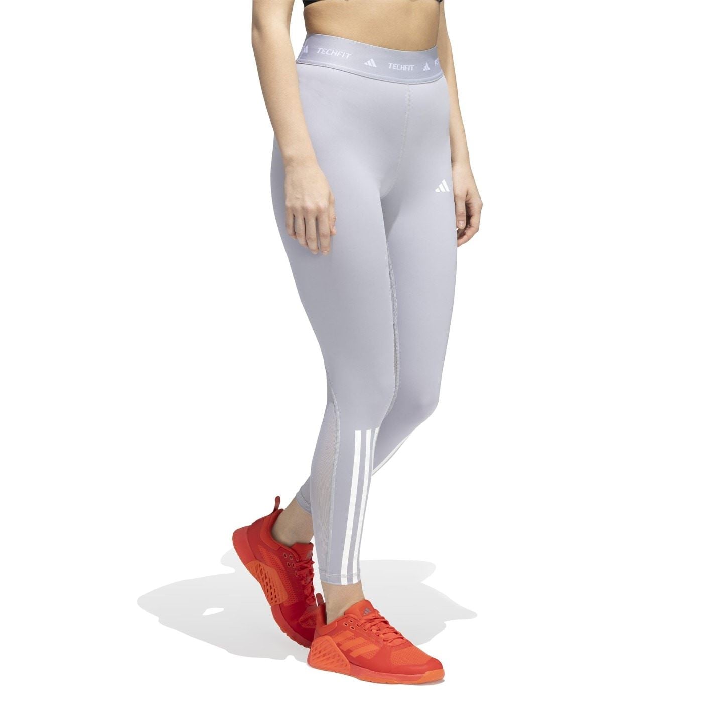 adidas Techfit 3 Stripes 7 8 Leggings