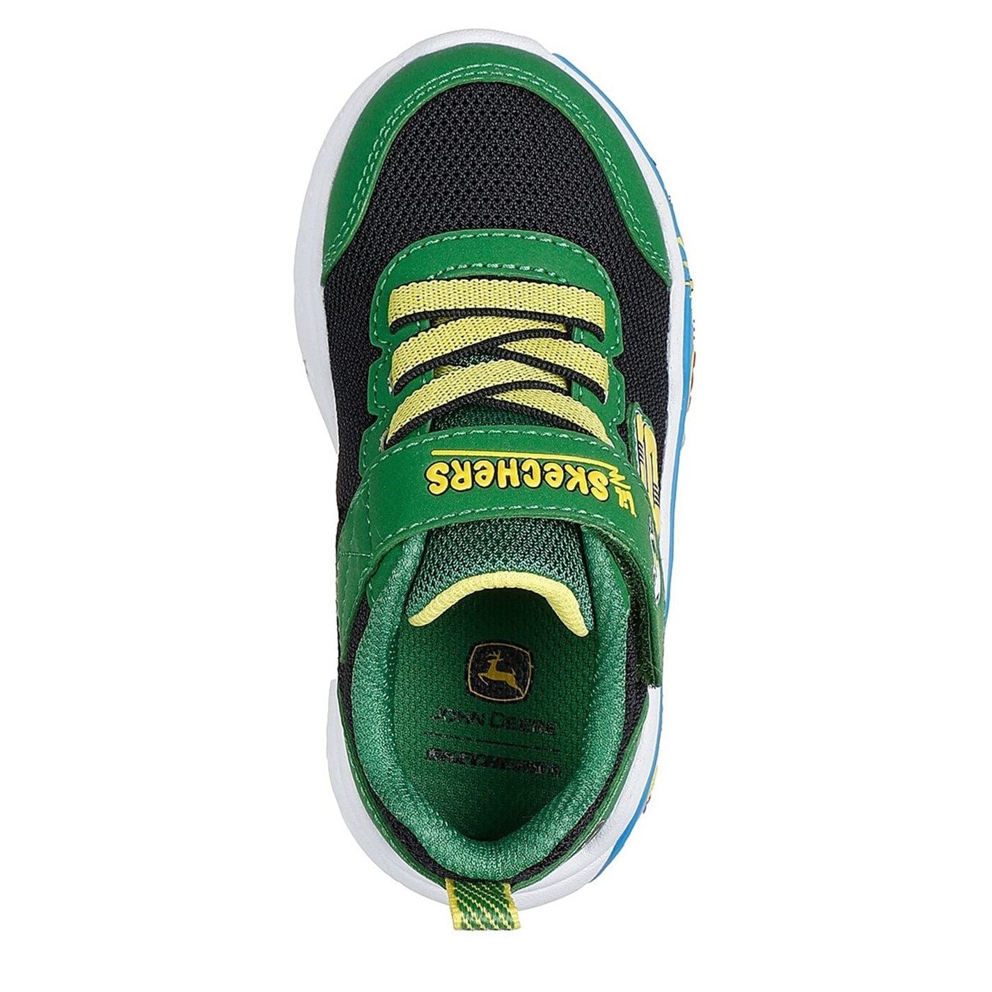 Skechers John Deere Gore  And  Strap Sneaker W T Low Top Trainers Boys