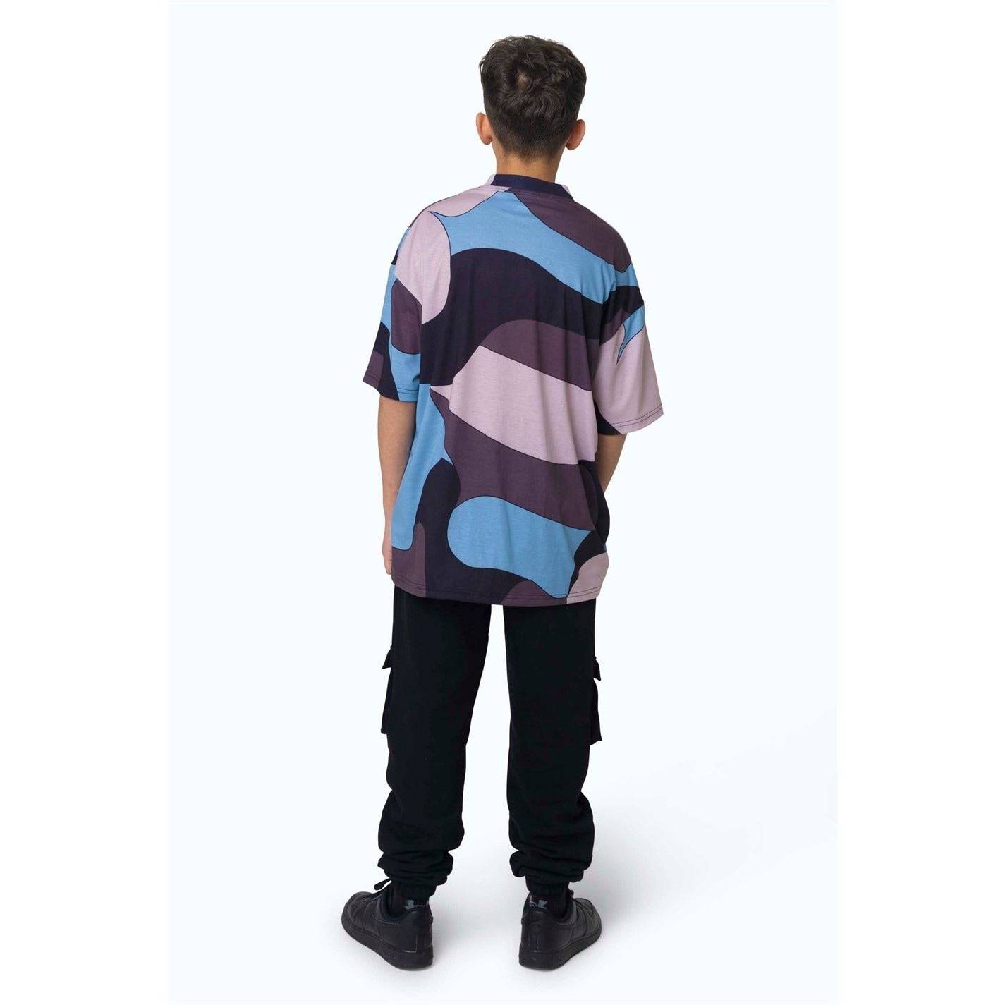 Hype Camo Oversize Fit Crew Neck T-Shirt