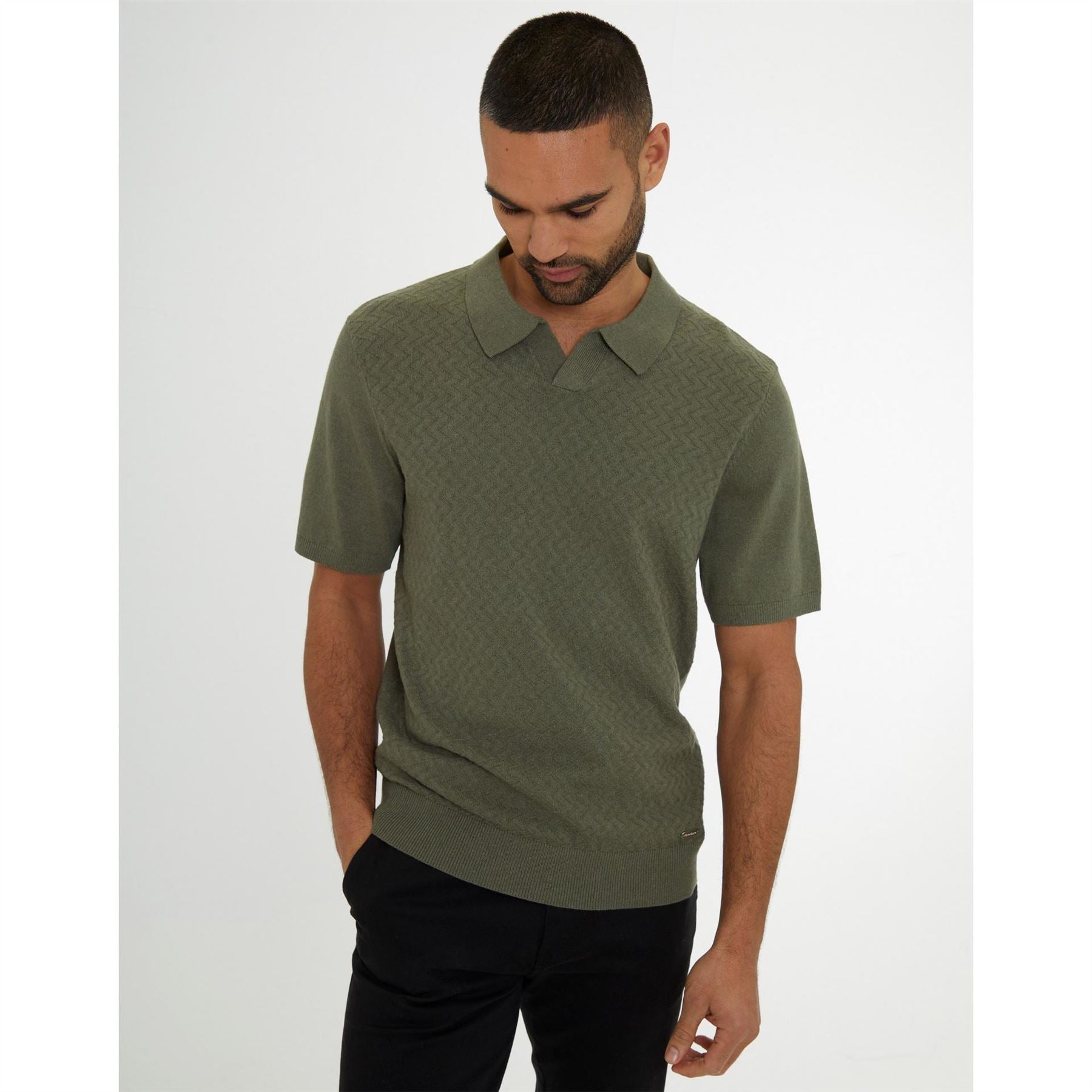 Threadbare Sny Bank Collared Neck Short Sleeve Polo Shirt