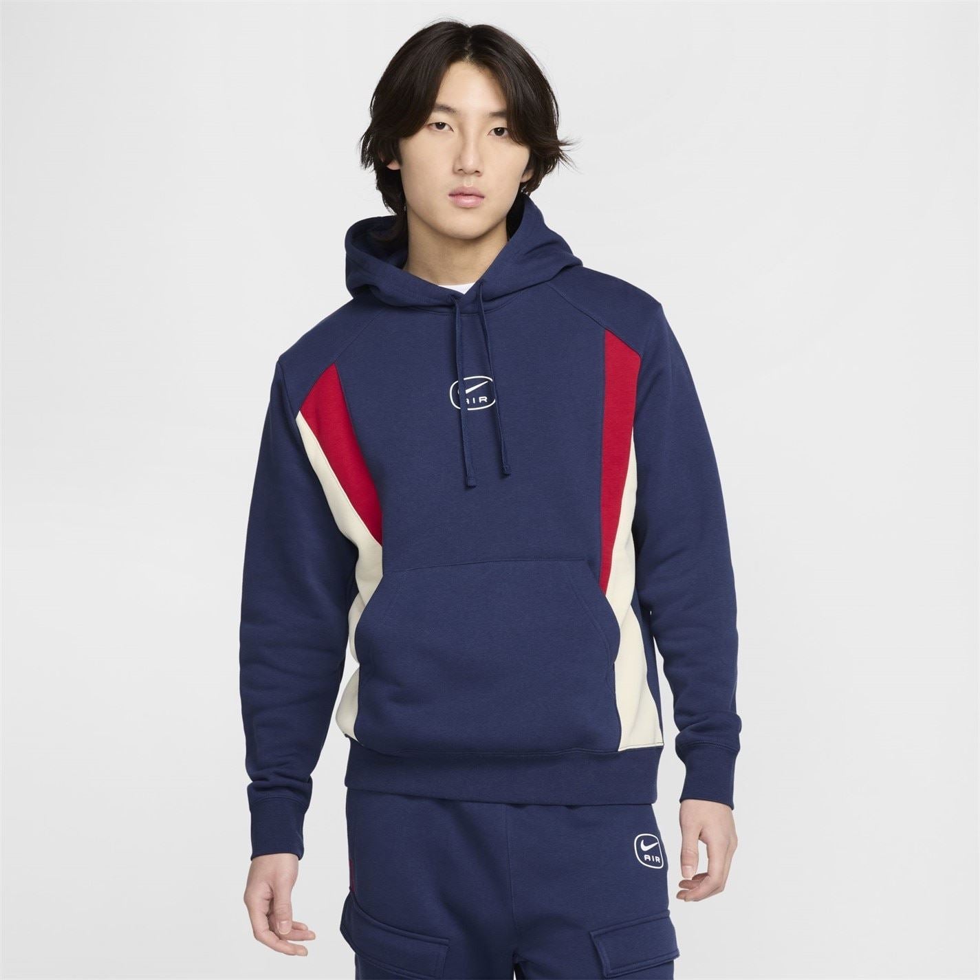 Nike Hooded Relaxed Fit Long Sleeve Sweatshirt