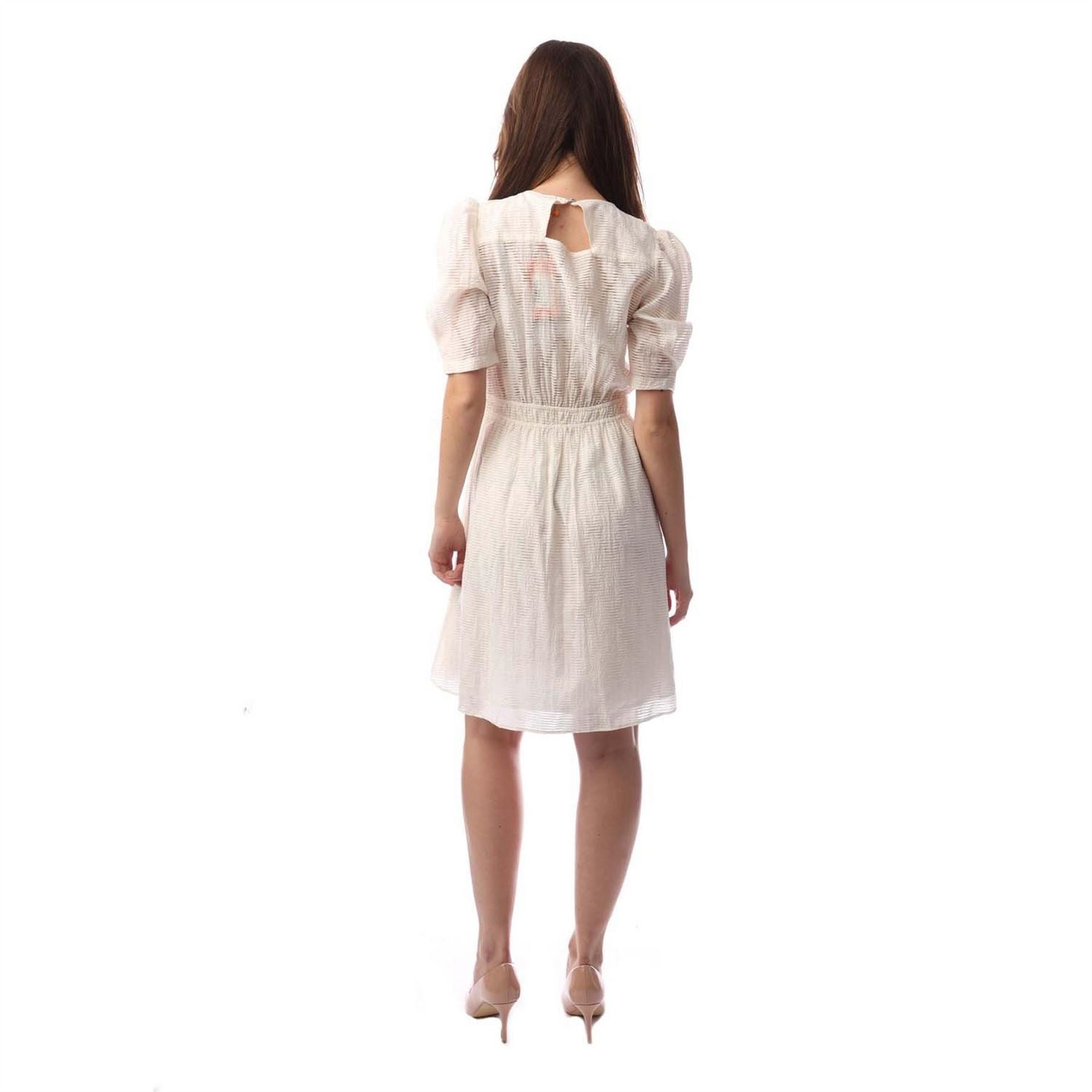 Boss Dizziano V-Neck Short Sleeve Knee Length Dress