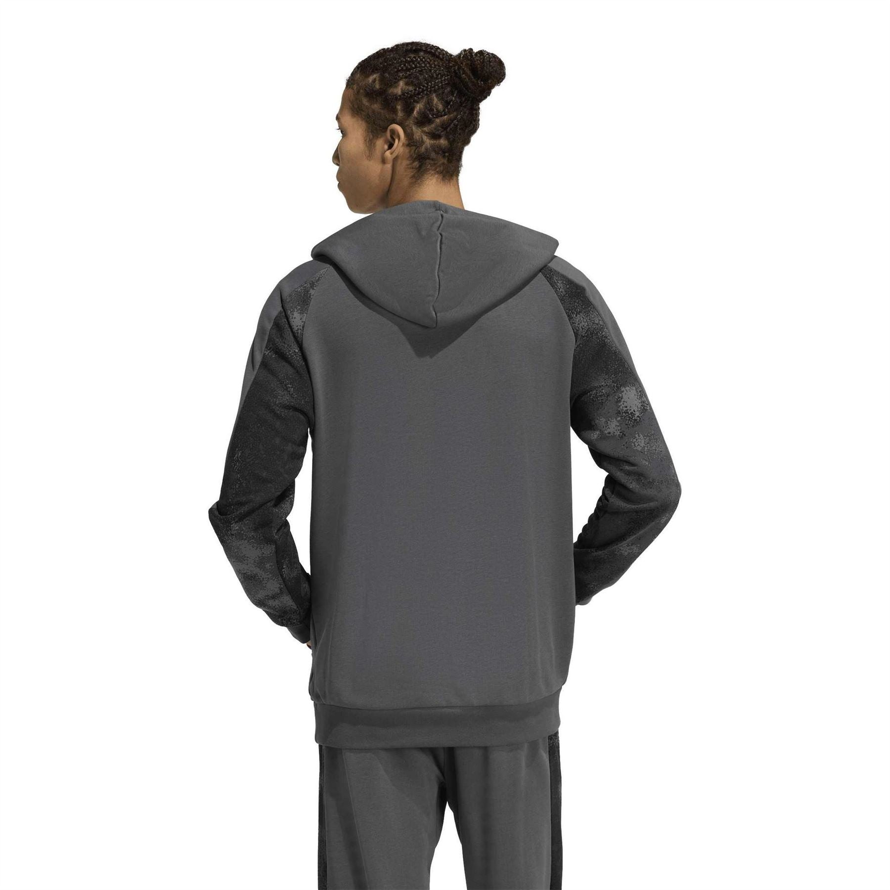 adidas Camo Print Over The Head Hoodie