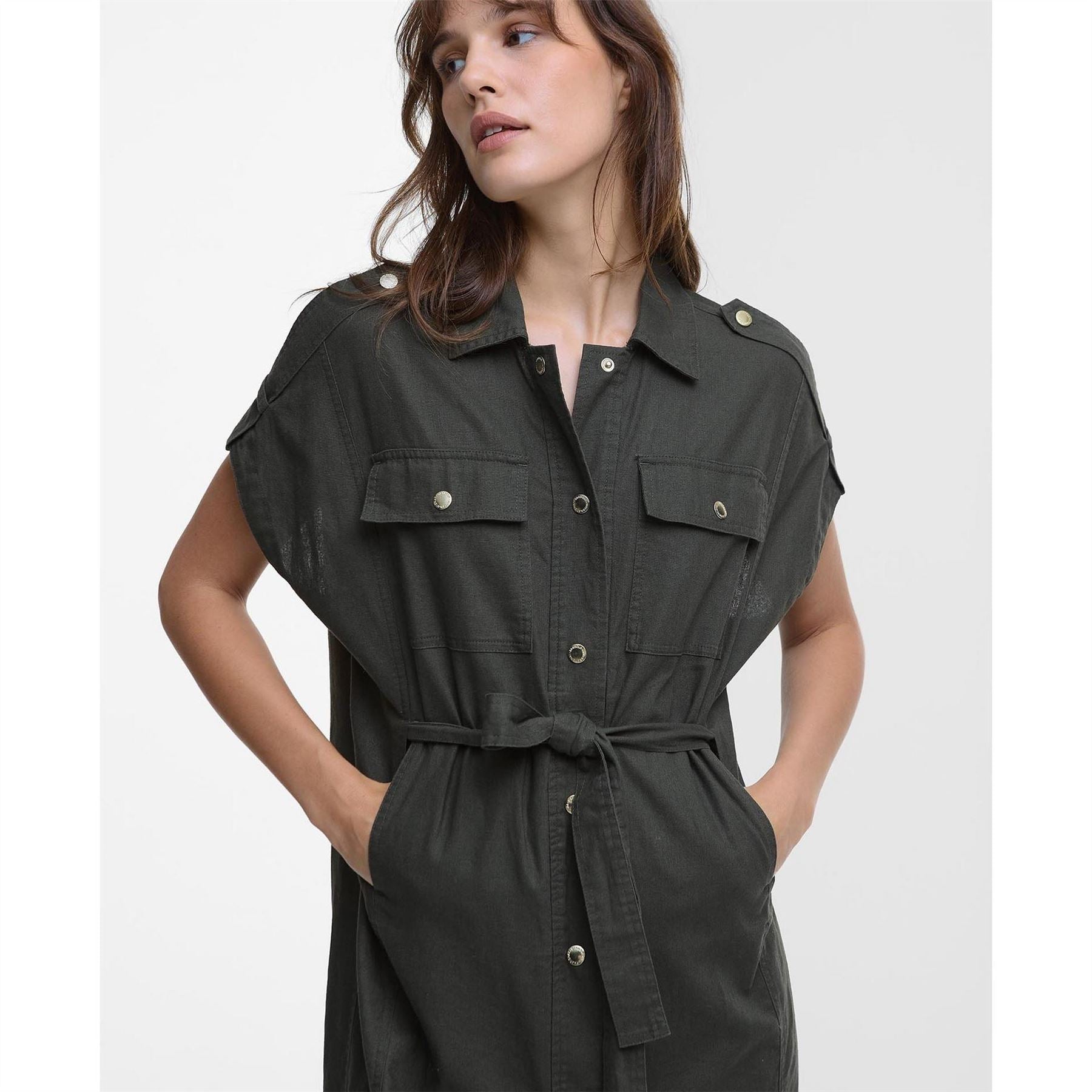 Barbour International Midi Dress