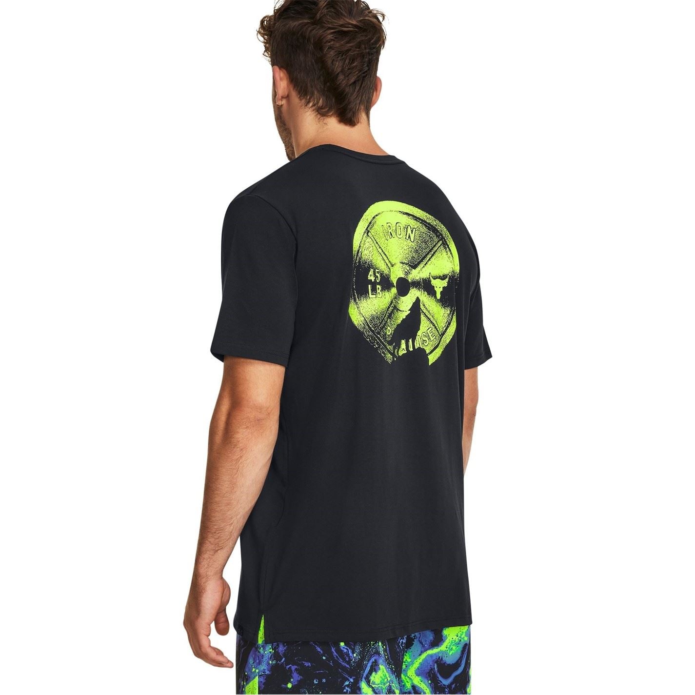 Under Armour Project Rock Night Graphic Crew Neck T-Shirt