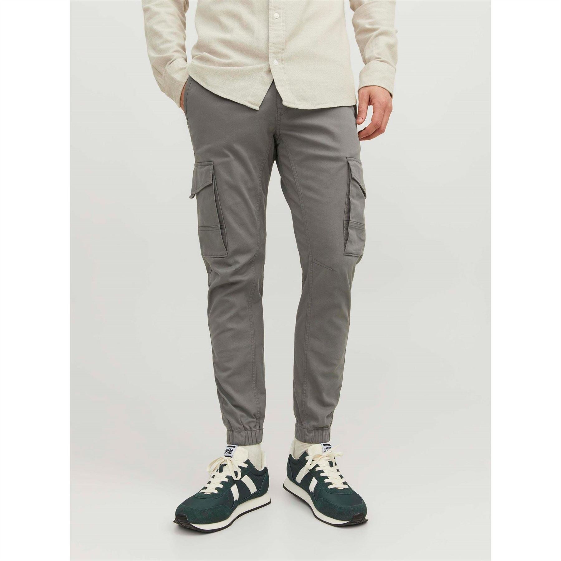 Jack and Jones Slim Stretch Cuffed Cargo Pants