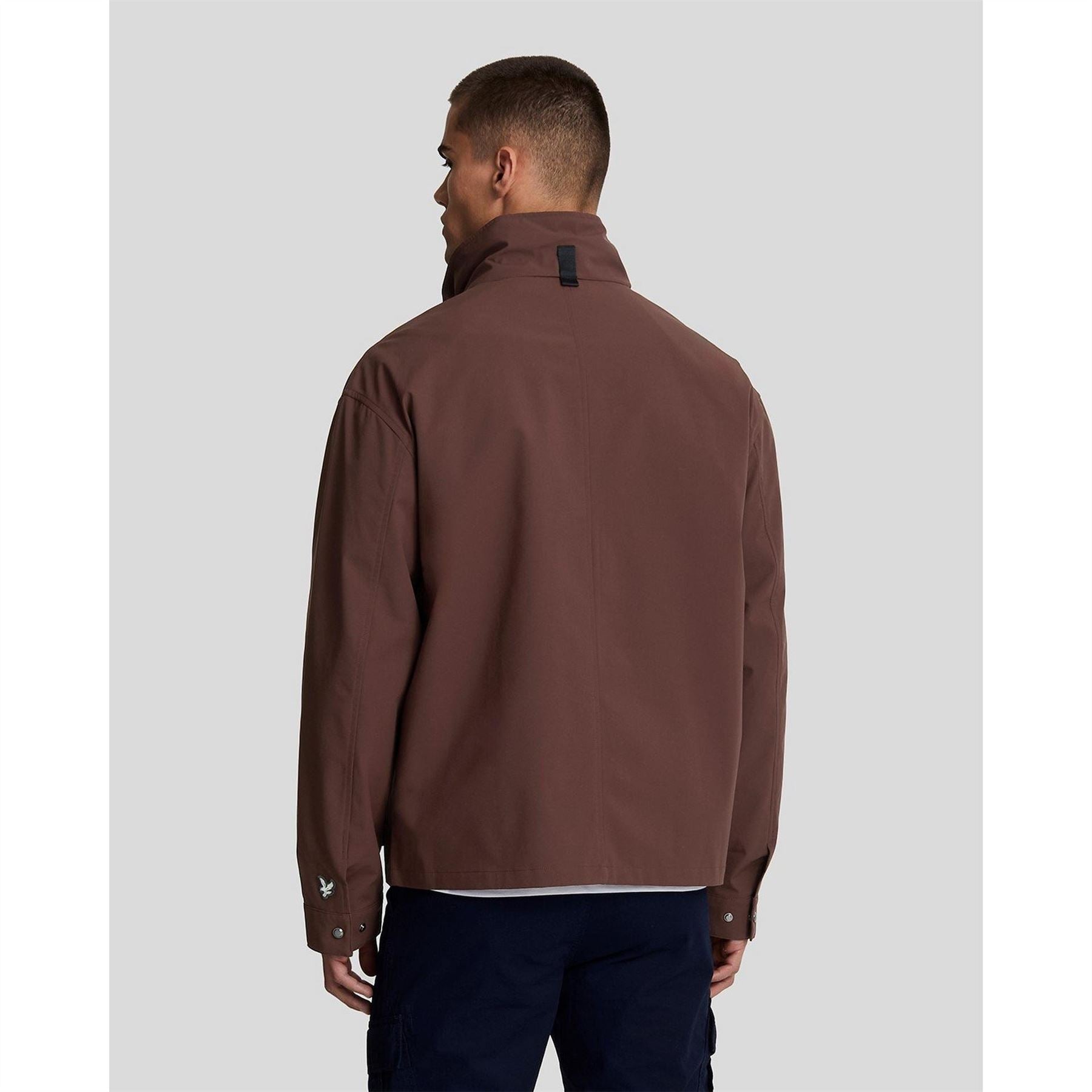 Lyle and Scott Eagle Logo Rib Crew Neck Long Sleeve Sweater