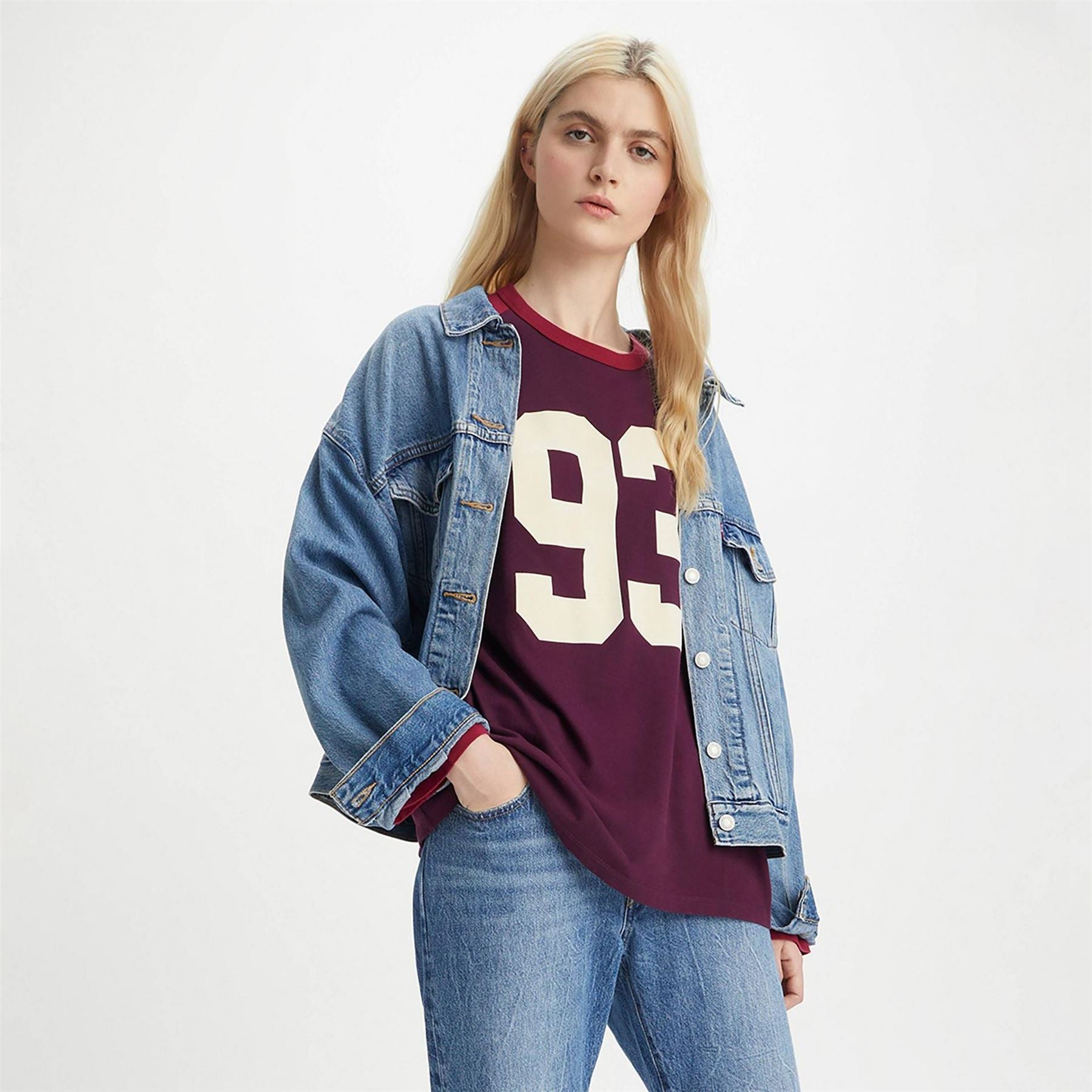 Levis Graphic Number Back Long Sleeve T-Shirt