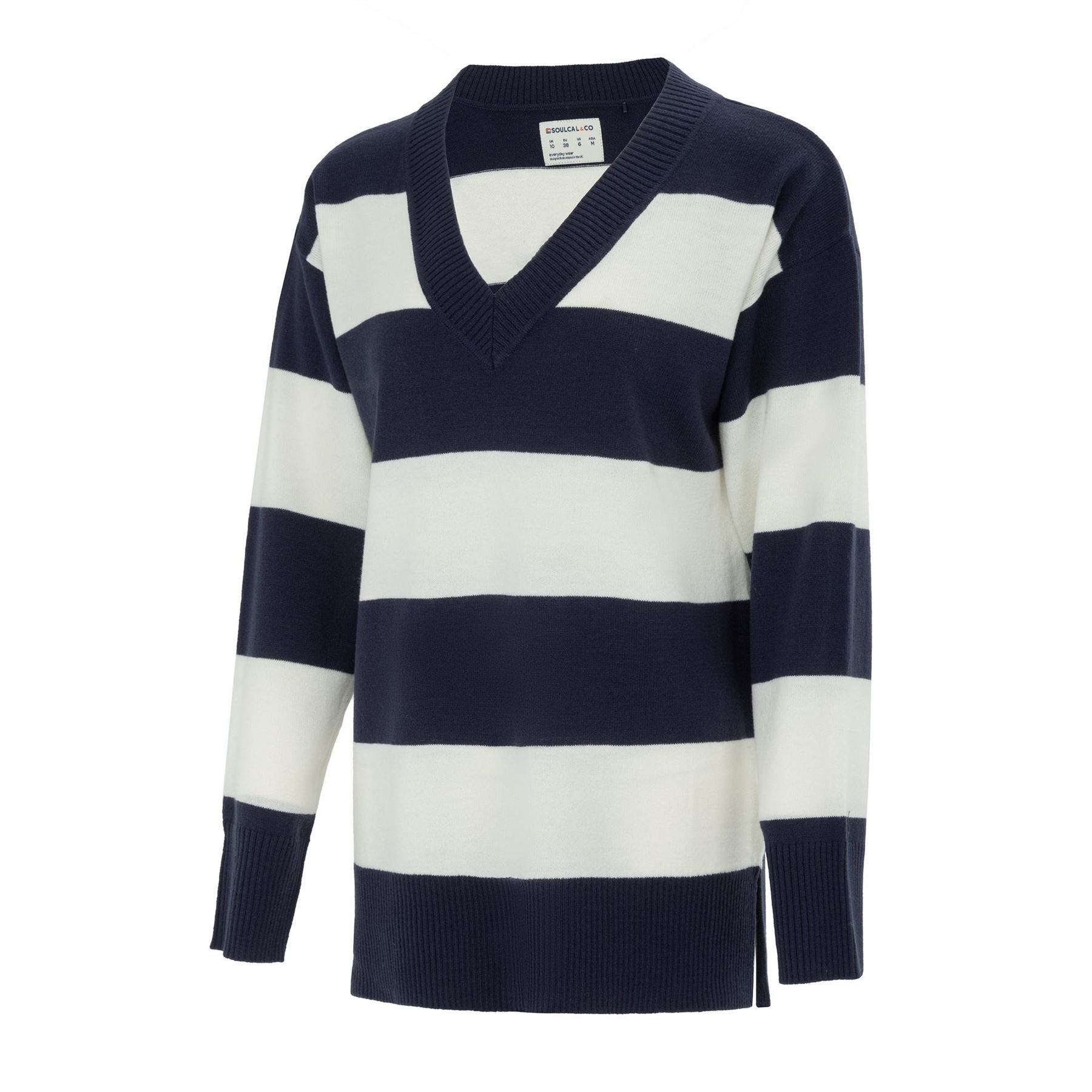 SoulCal Cal Women Long Sleeve Stripe Jumper