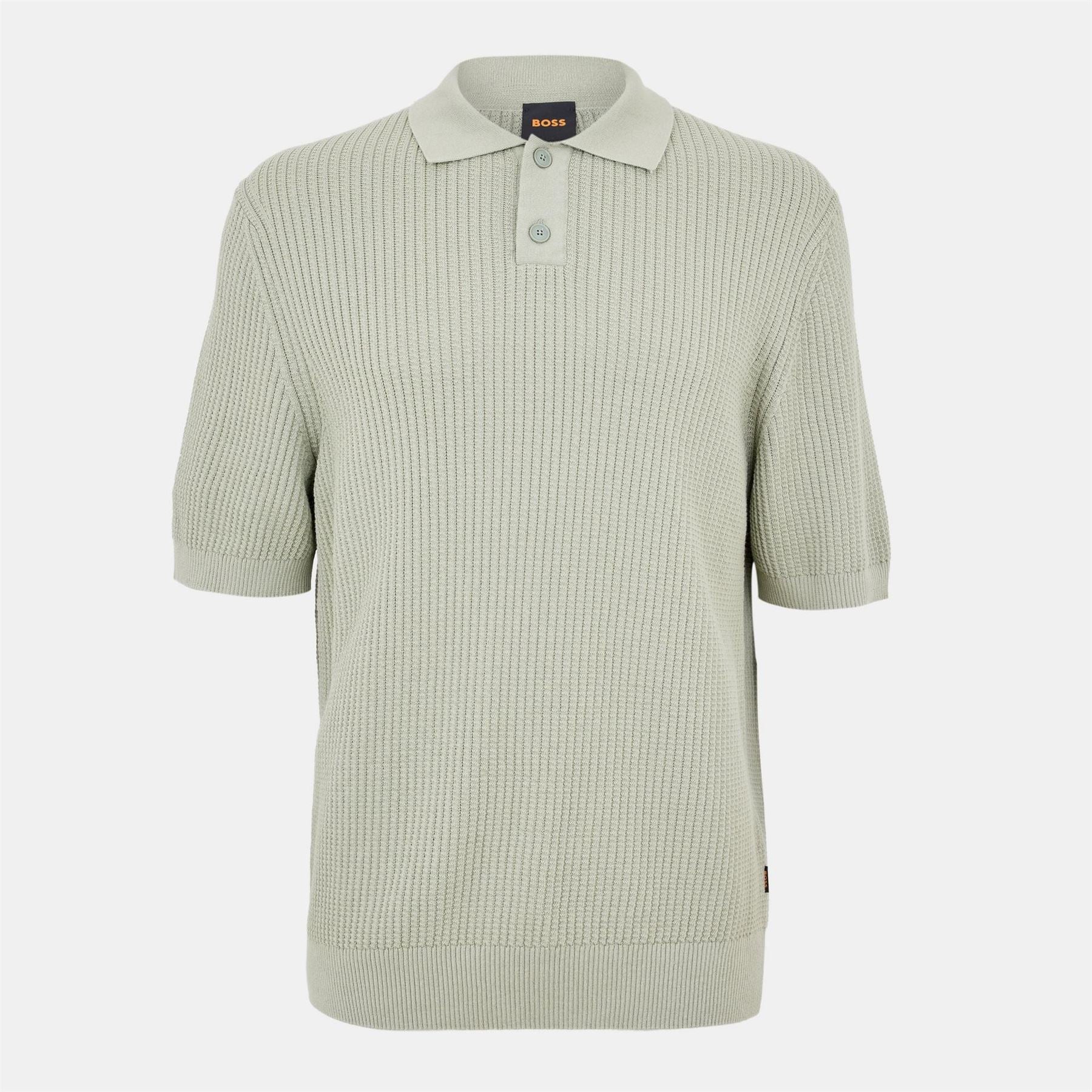 Boss Collared Neck Short Sleeve Regular Fit Shirt