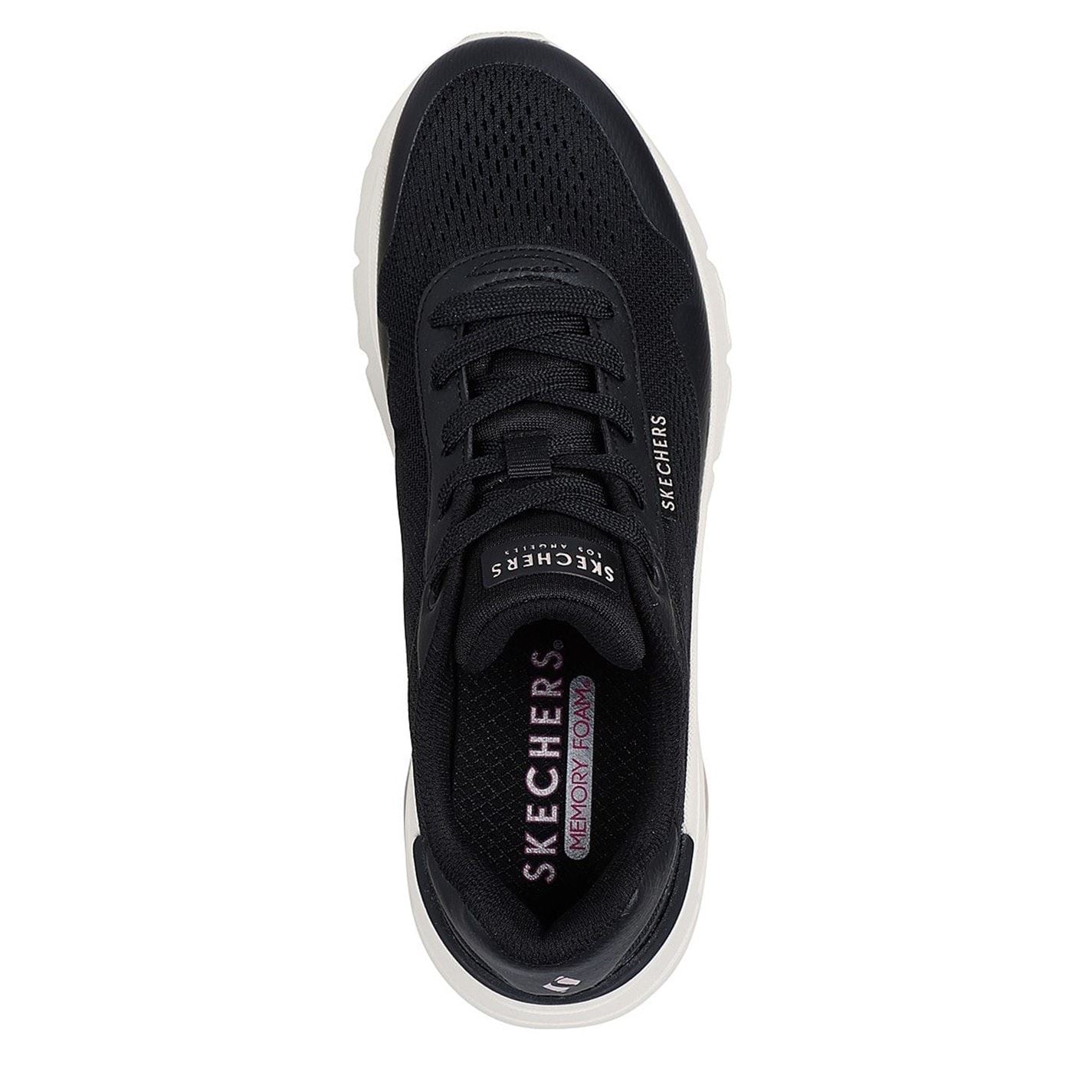 Skechers Womens Hot Melt  And  Mesh Fashion Sneaker Runners
