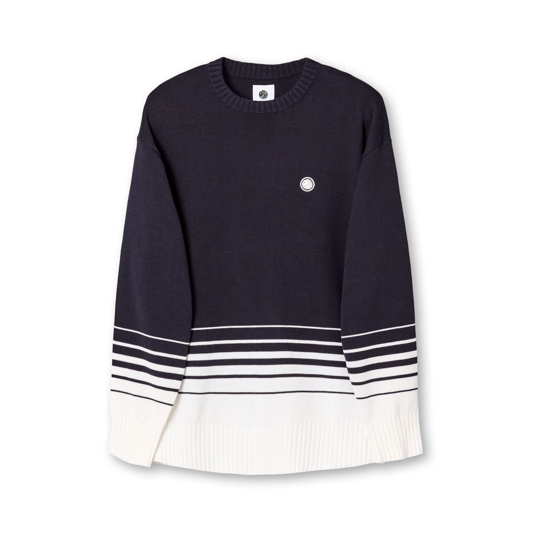 Pretty Green Crew Neck Relaxed Fit Knit Sweater