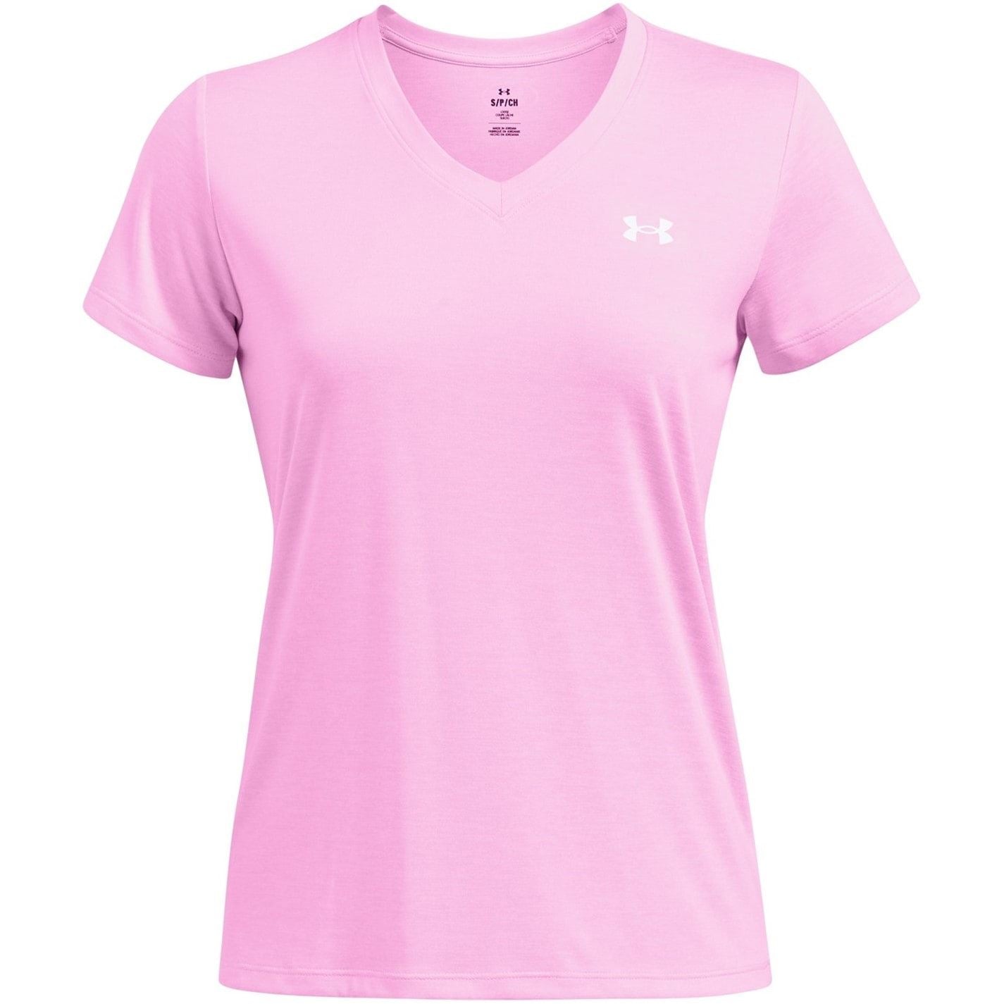Under Armour Womens Armour Tech™ Twist V Neck Short Sleeve