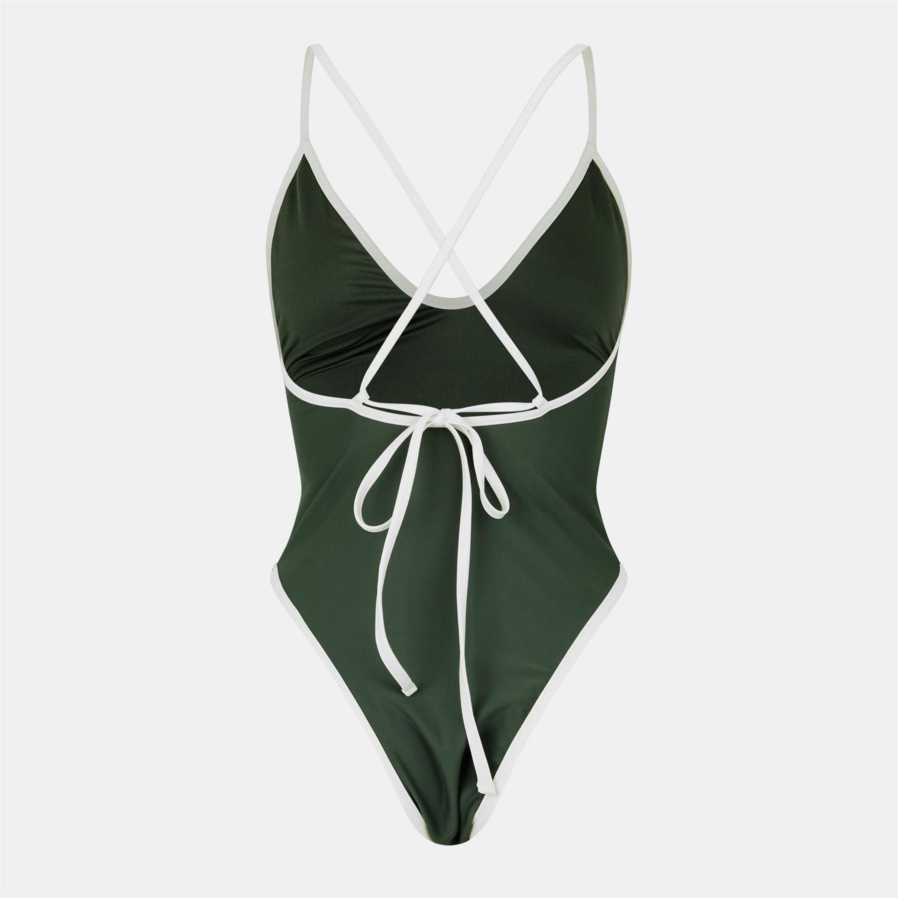 Jack Wills Contrast Tie Back Swimsuit