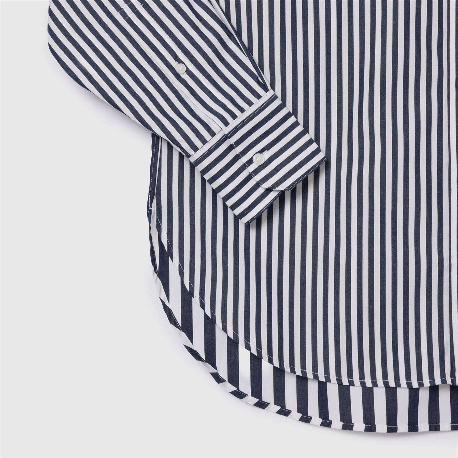 Lacoste X Bandier Striped Cotton Poplin Shirt