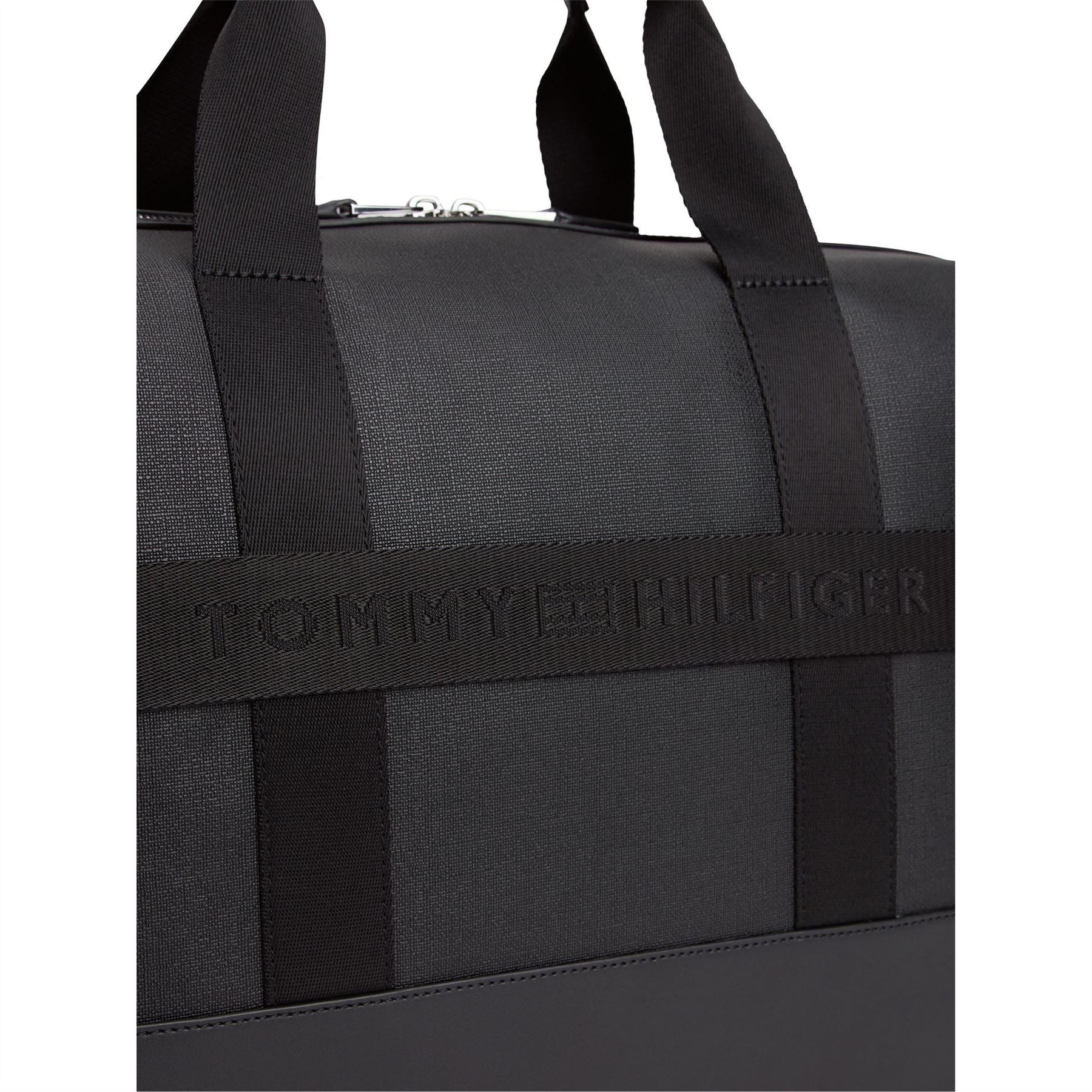 Tommy Hilfiger Rectangle Shape Duffle Bag with Embossed Logo