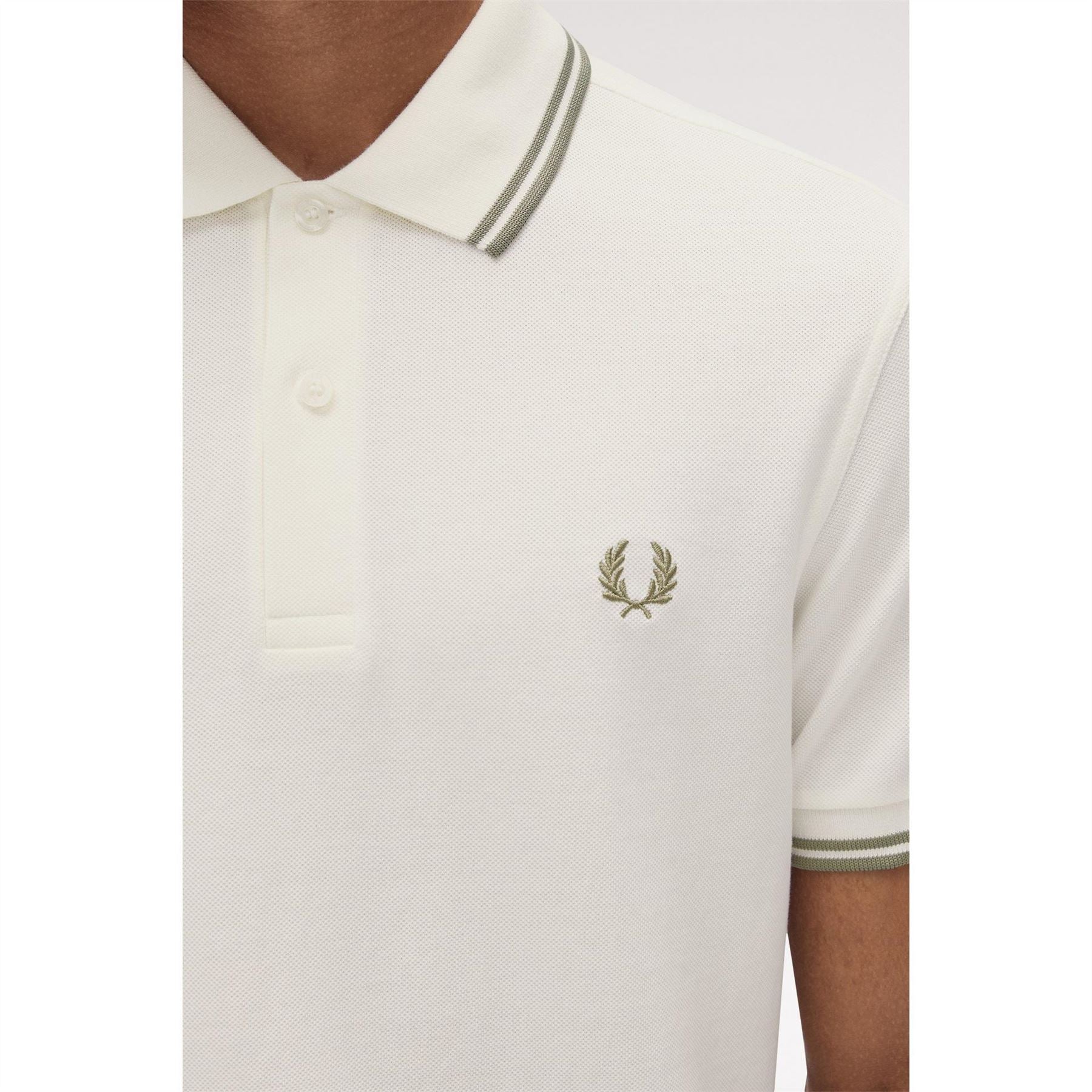 Fred Perry Sleeve Twin Tipped Polo Shirt