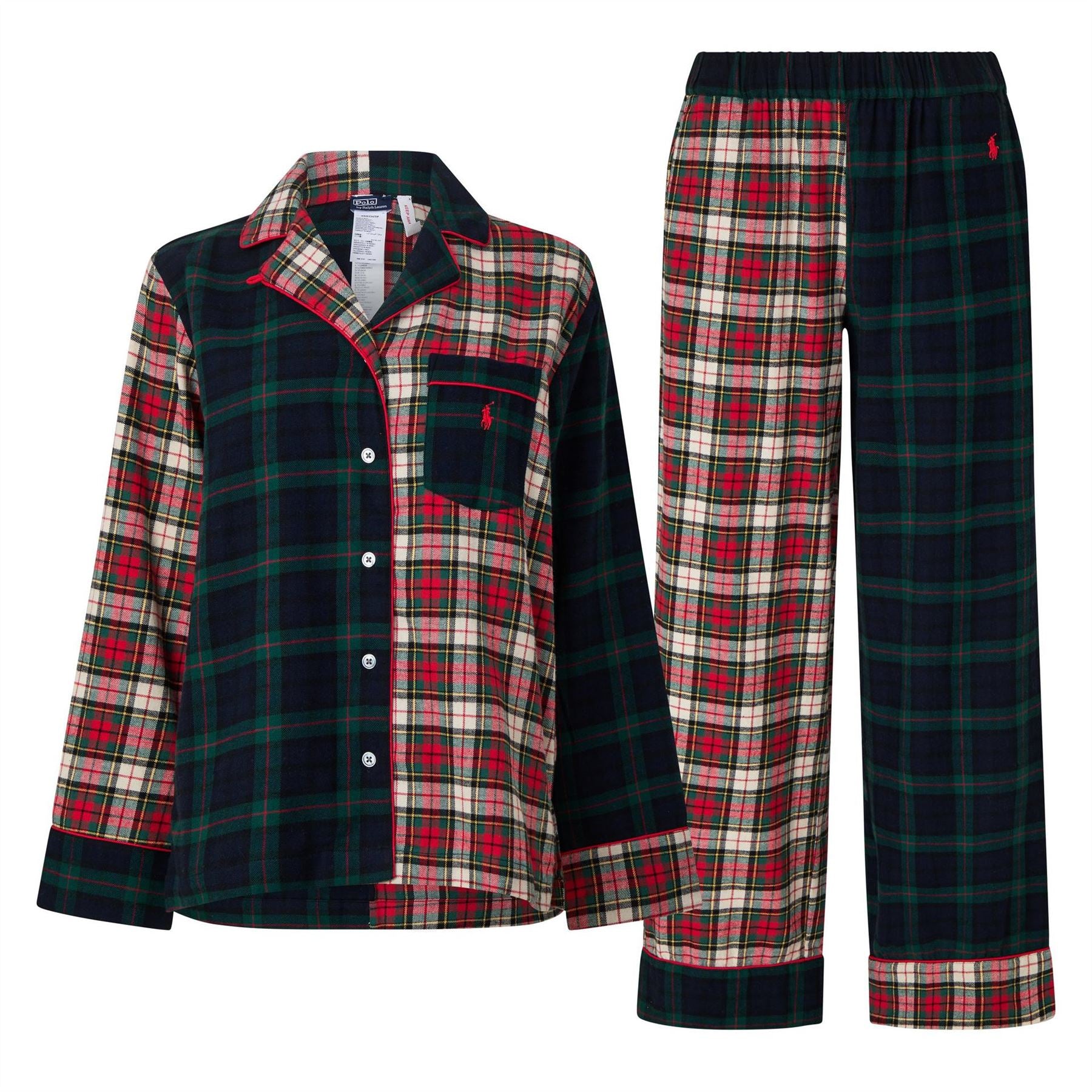 Polo Ralph Lauren Madison Collared Neck Long Sleeve Pyjama Set