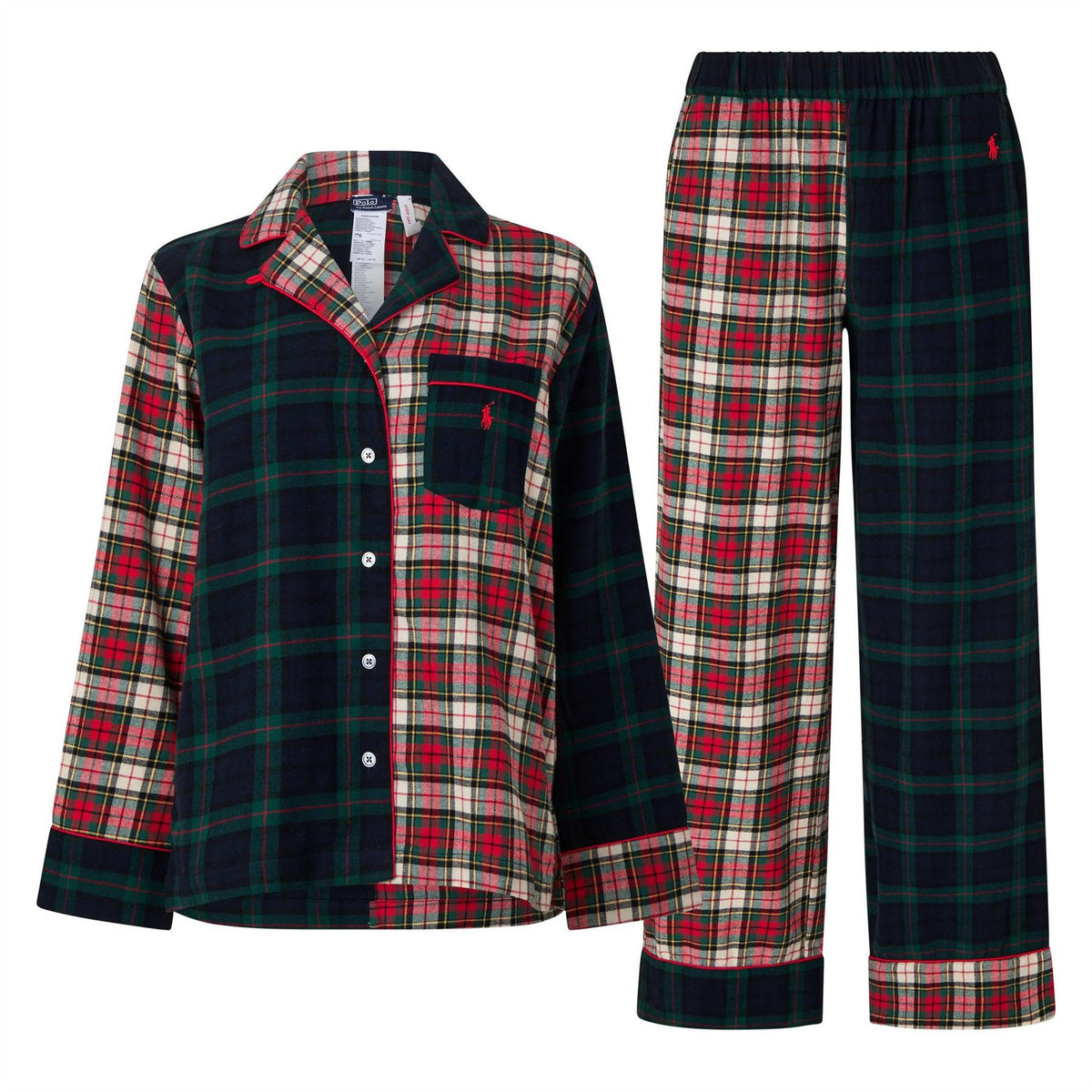 Polo Ralph Lauren Madison Collared Neck Long Sleeve Pyjama Set