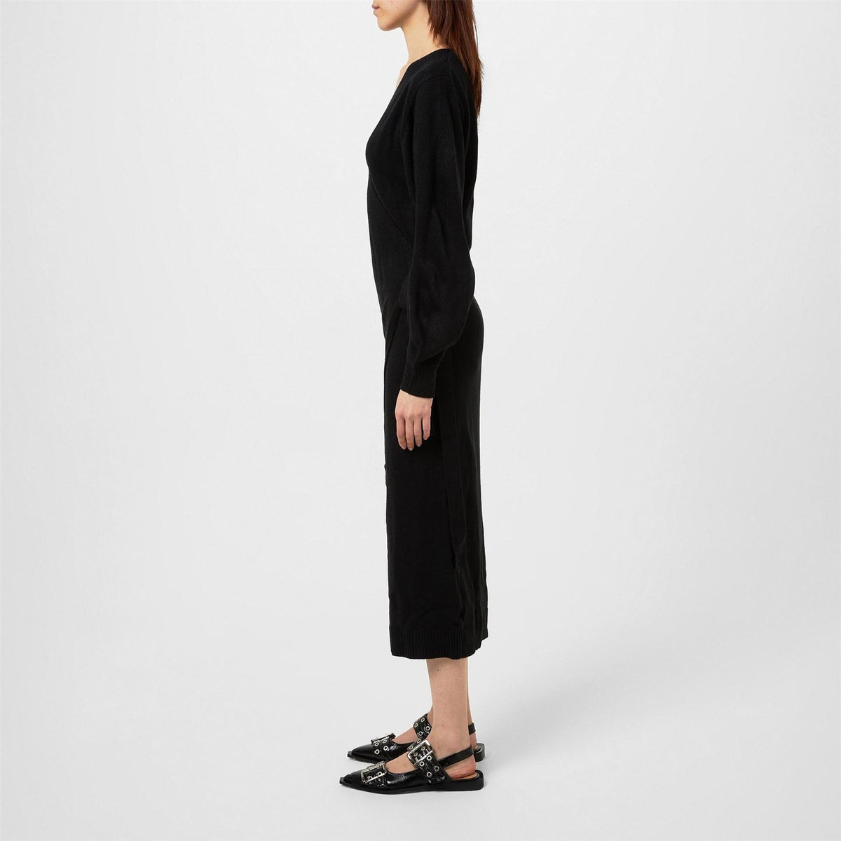 Pretty Lavish Wrap Midi Dress