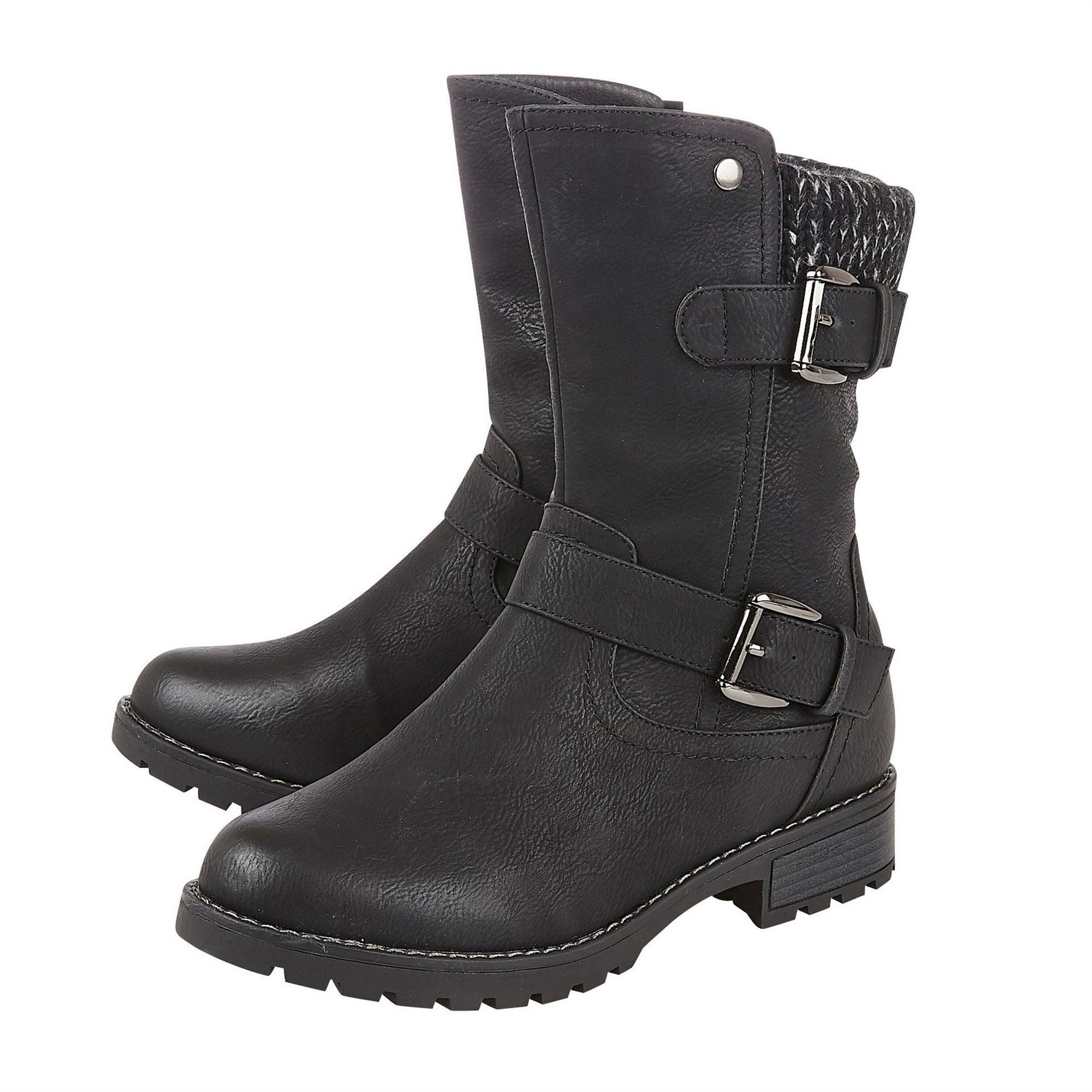 Lotus Shoes Jemima Motorcycle Boots with Lug Sole