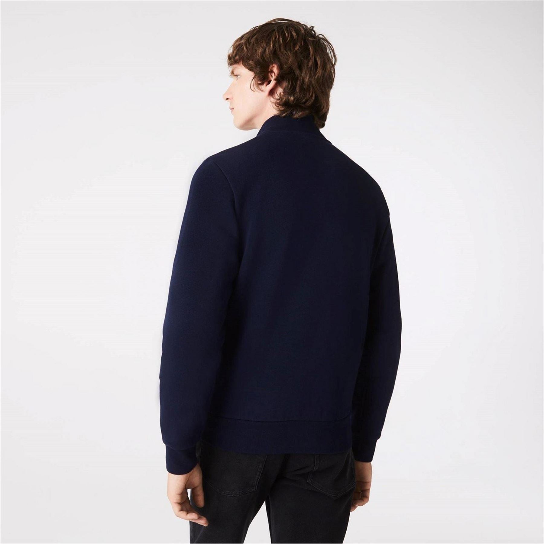 Lacoste Full Zip Funnel Sweatshirt