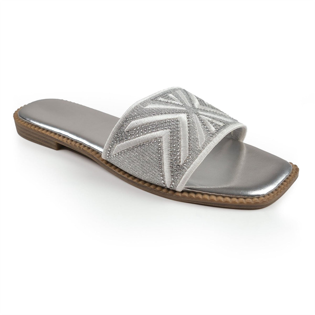 Wheres That From Blossom Open Toe Slide Sandals