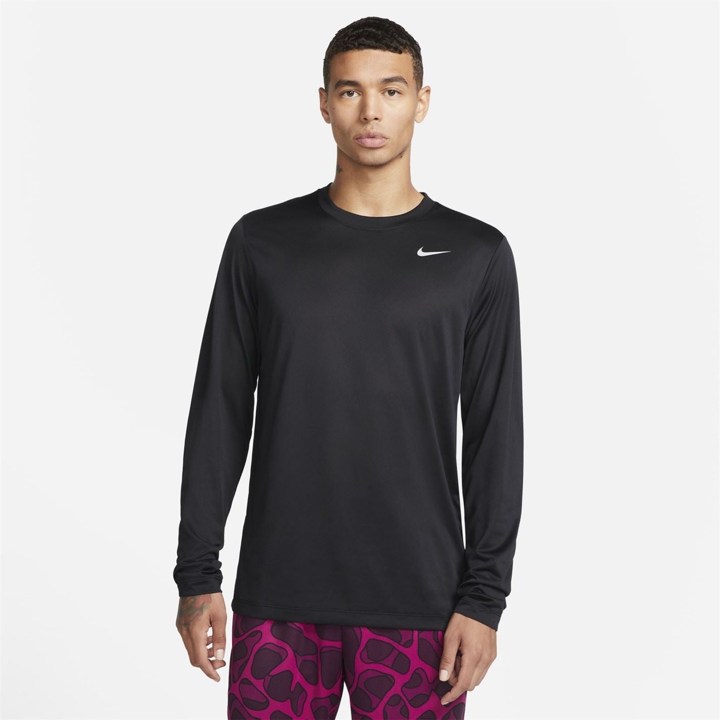 Nike Legend Long Sleeve Crew Neck T-Shirt