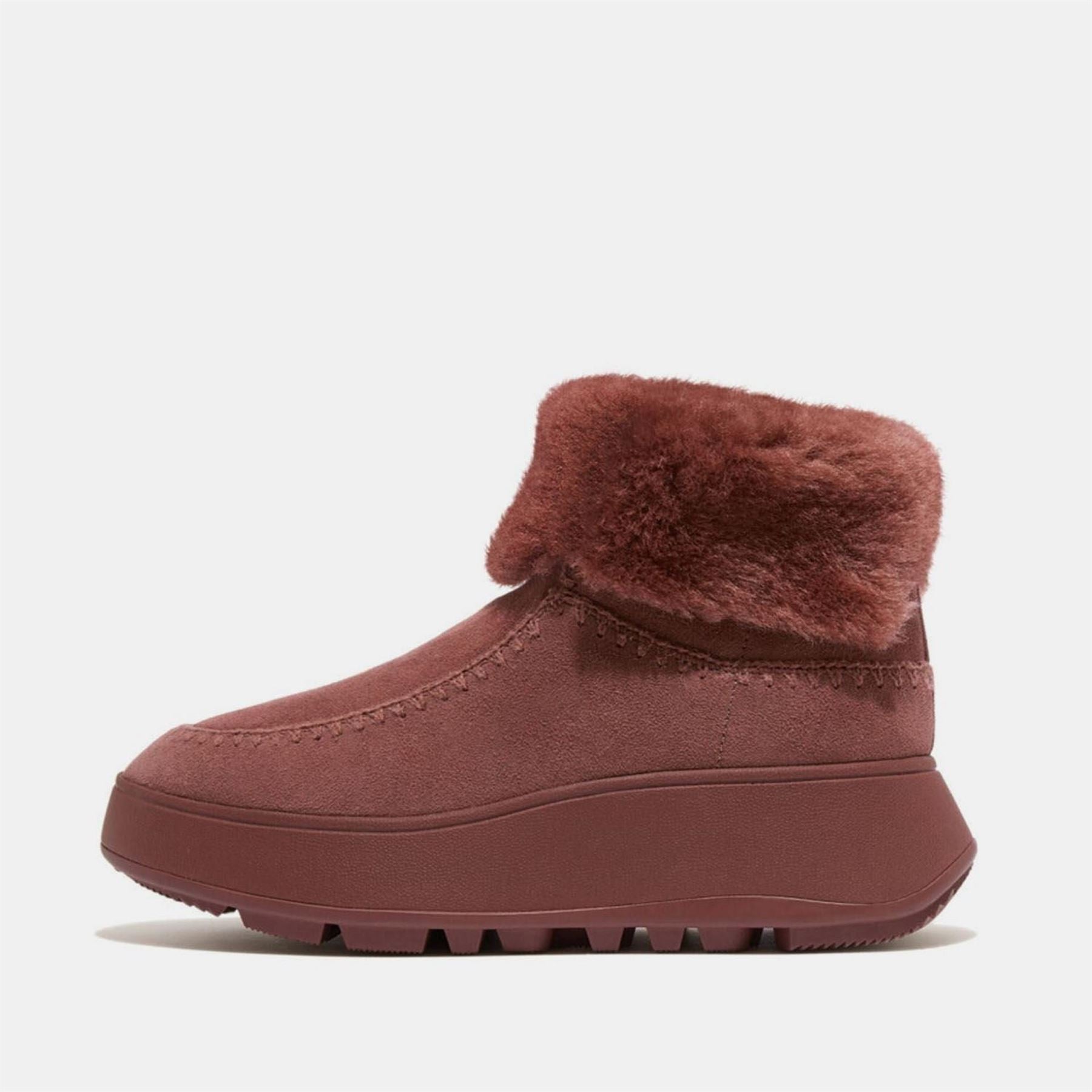 Fitflop Mode Shearling Flatform Boots