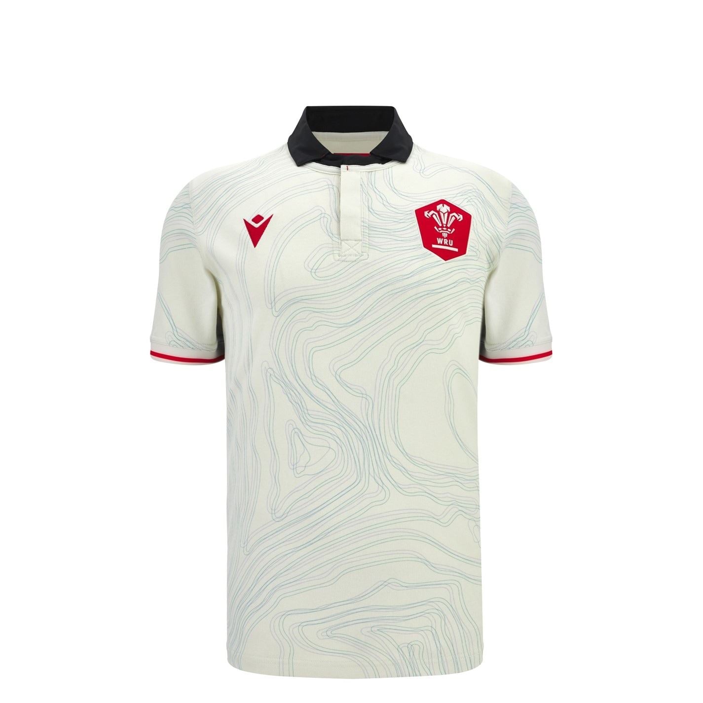Macron Wales Rugby Union Away Shirt 2025 Juniors