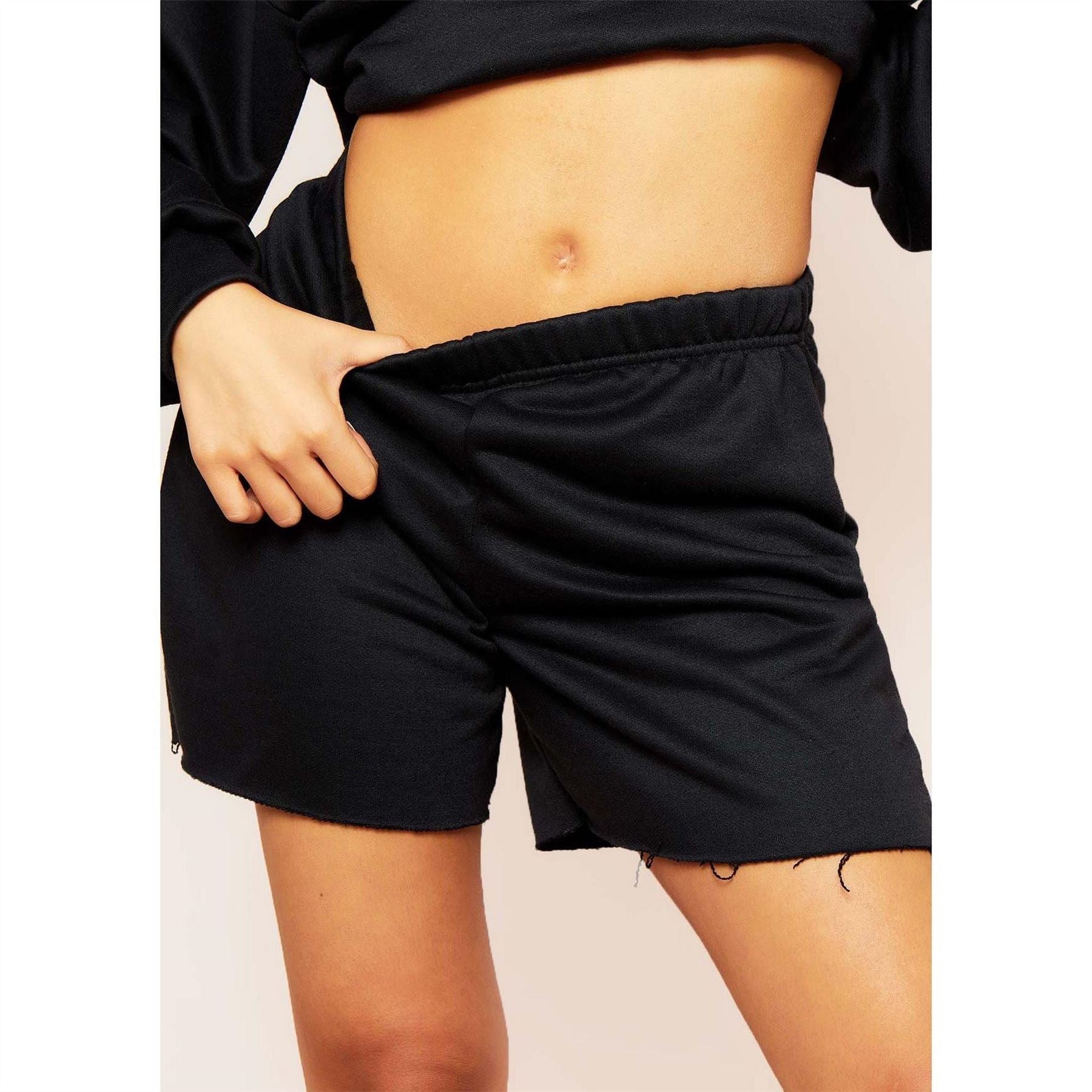 Missy Empire Oversized Raw Hem Shorts
