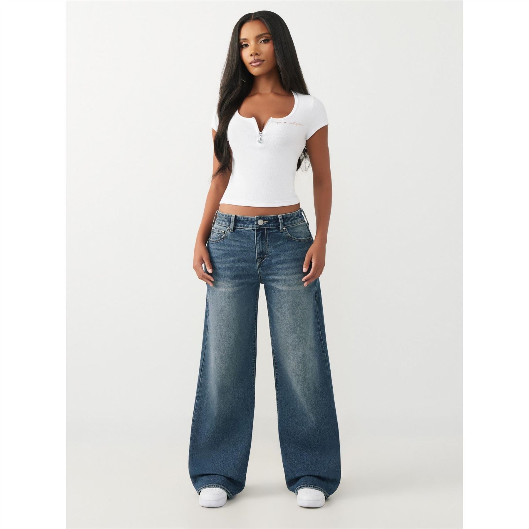 True Religion Wide Leg Jeans