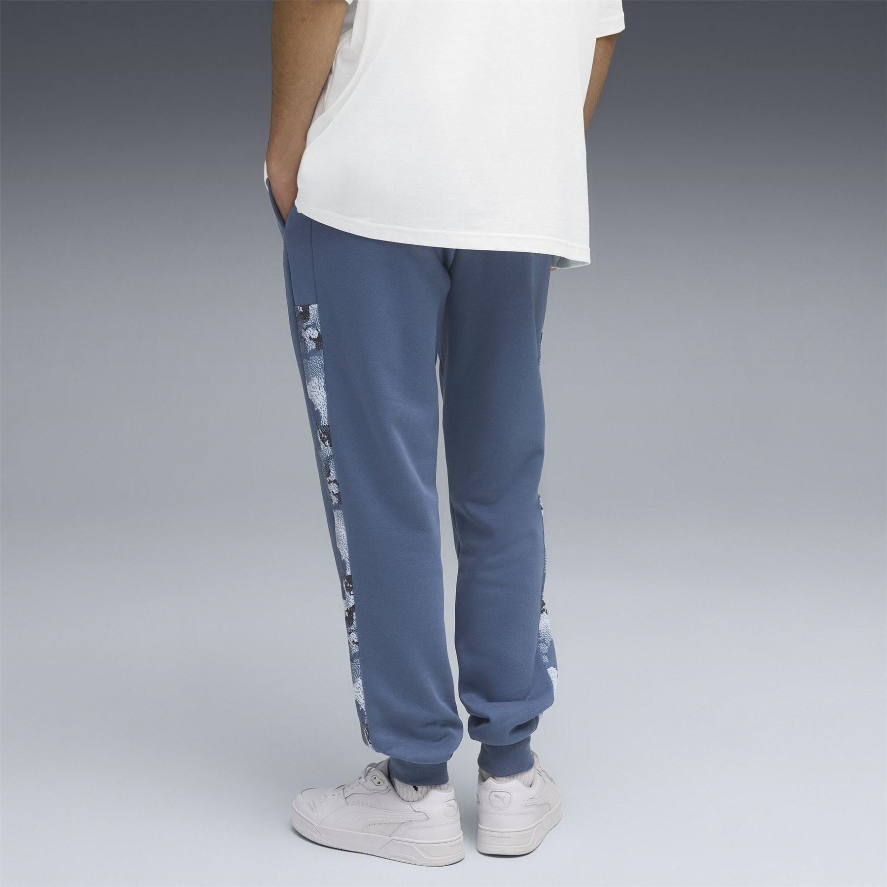Puma Camo Fleece Closed Hem Jogging Bottoms