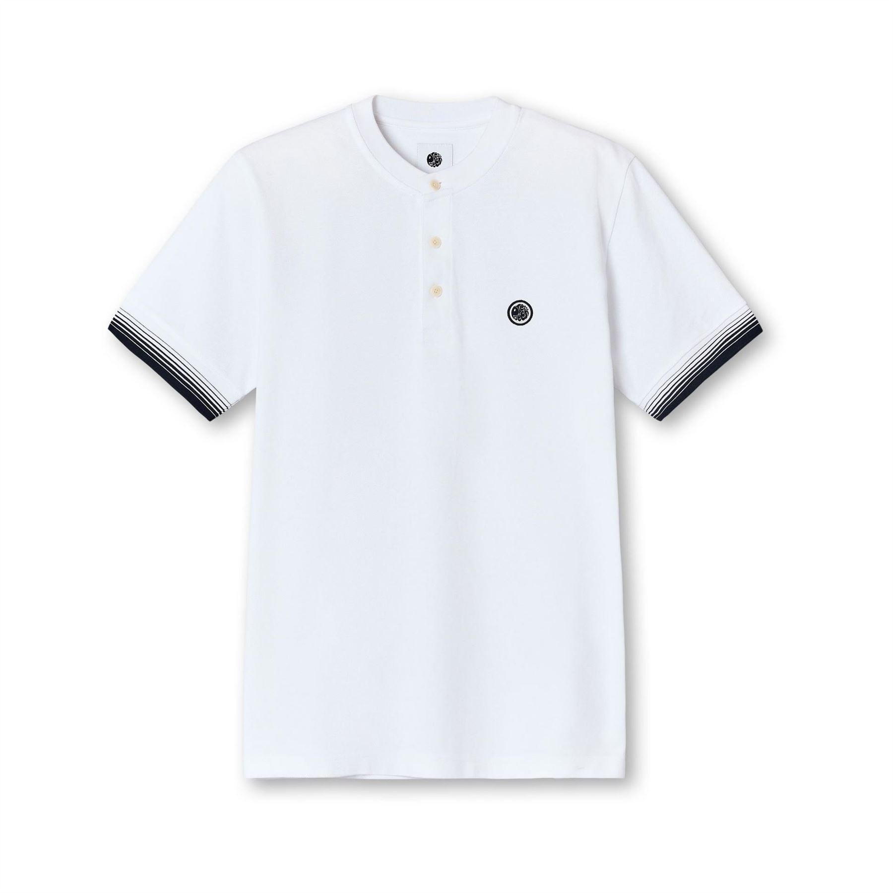 Pretty Green Gradient Grandad Regular Fit T-Shirt