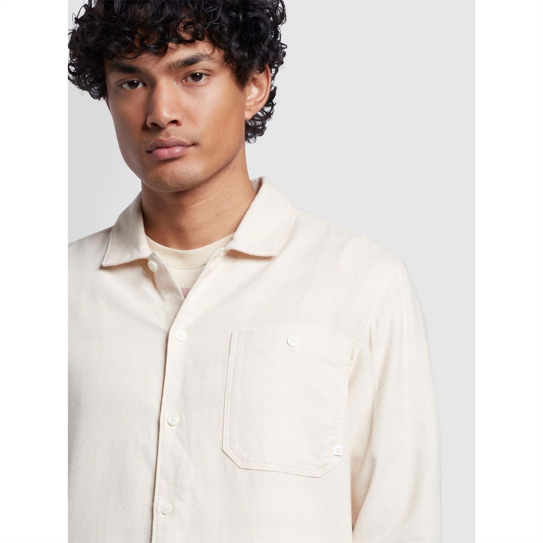Farah Campbell Relaxed Fit Long Sleeve Shirt