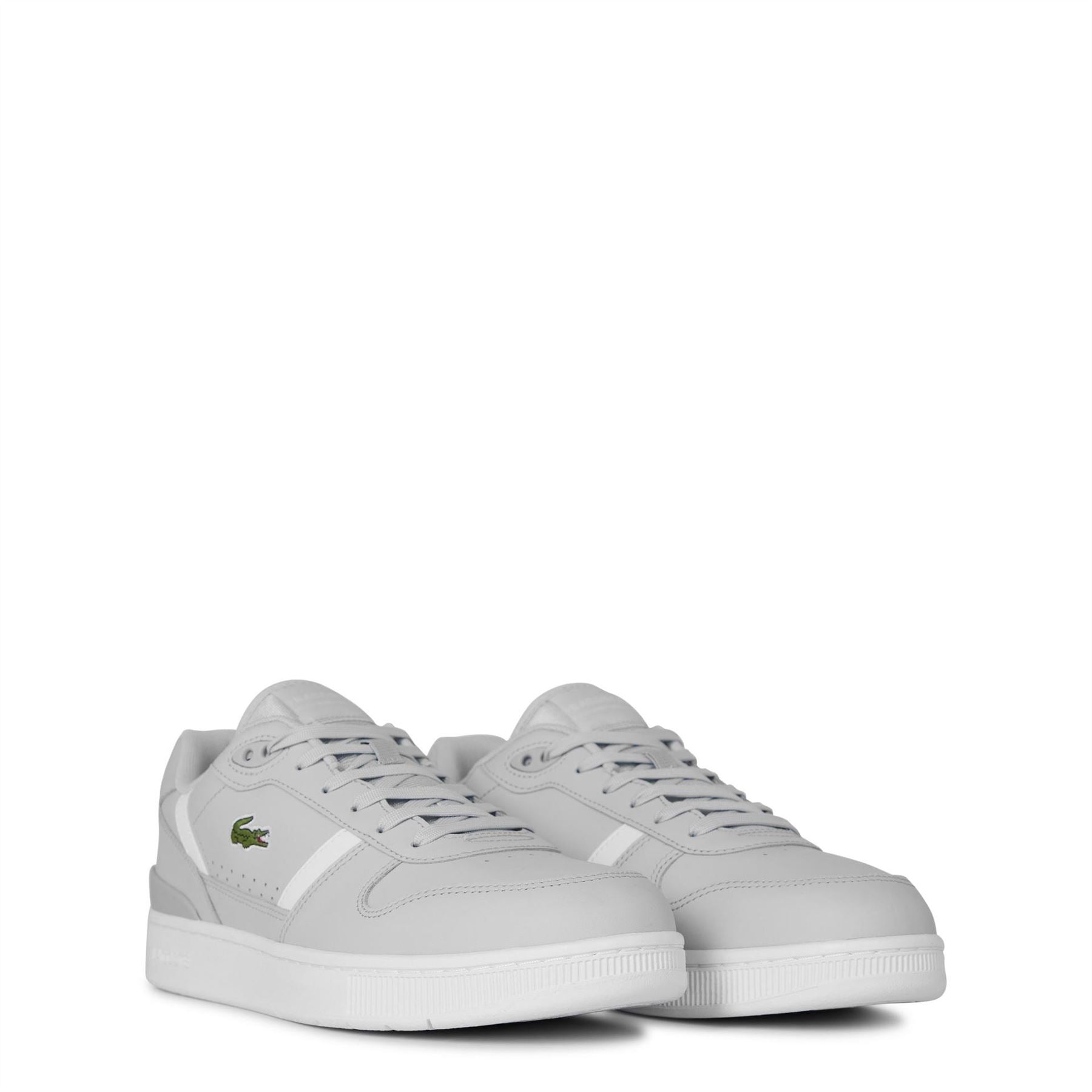 Lacoste T Clip Low Top Crocodile Print Sneakers